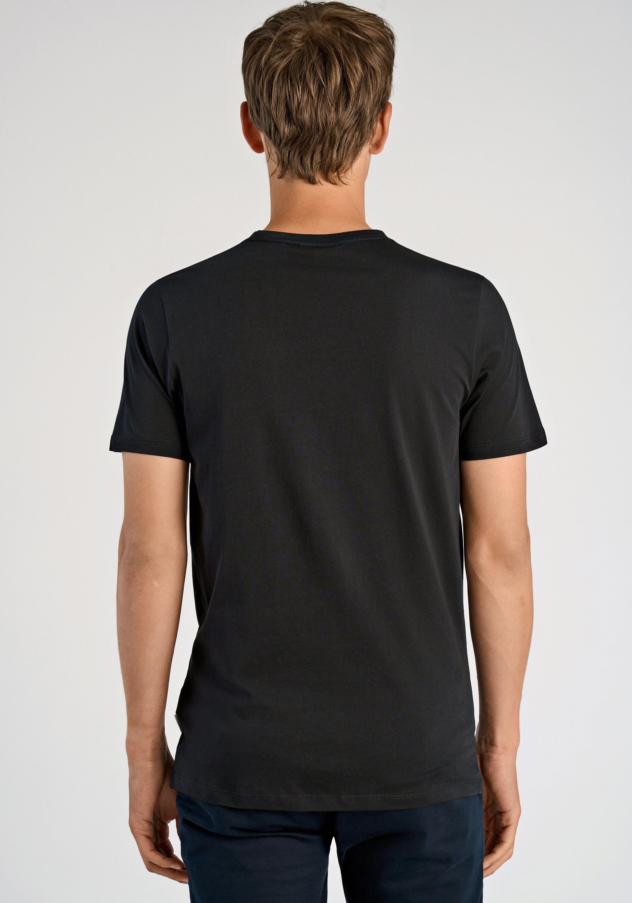 LINDBERGH Kurzarmshirt T-Shirt (Kurzarm) Relaxed Fit