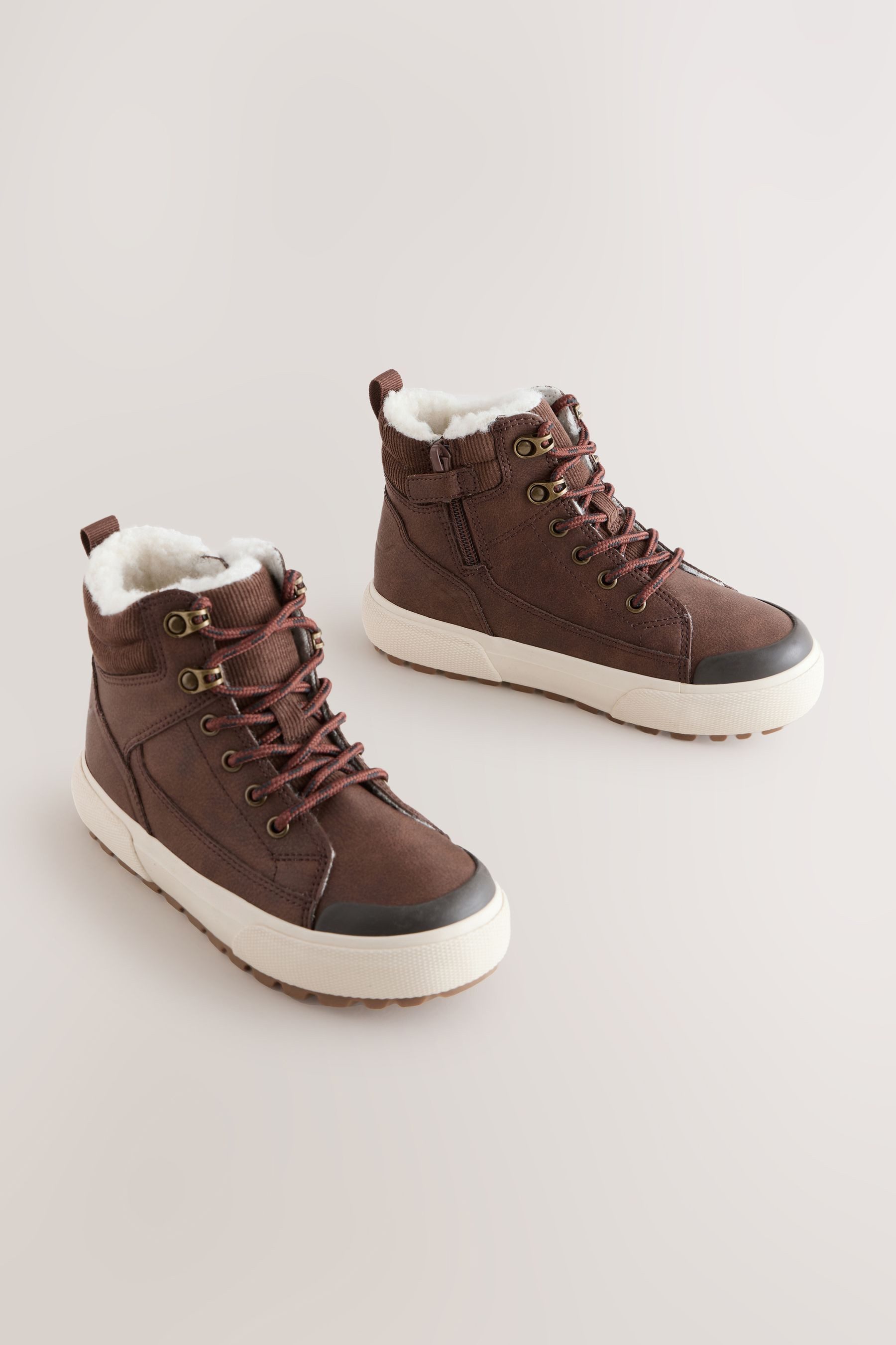 Next Warm gefütterte Hi-Top-Stiefel Winterstiefelette (1-tlg)