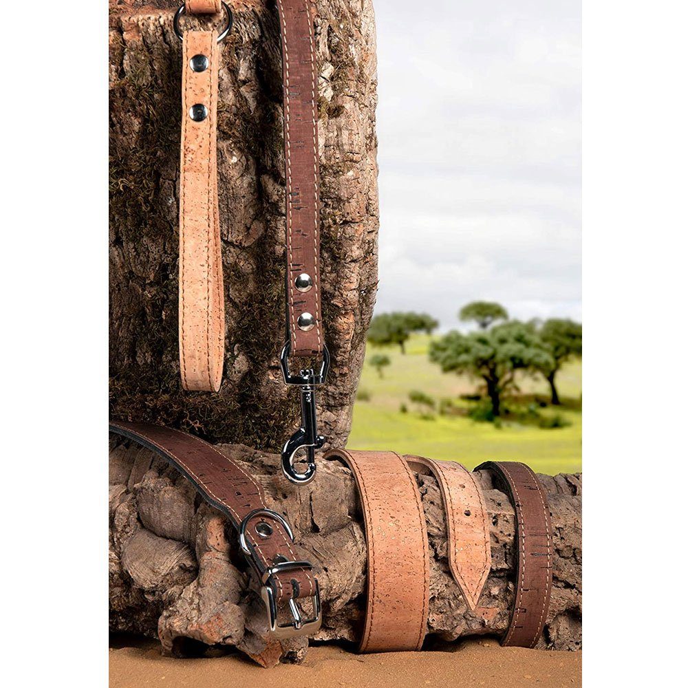 Karlie Hunde-Halsband Karlie Halsband Cork - Kastanie Länge/Breite: 45cm/20mm