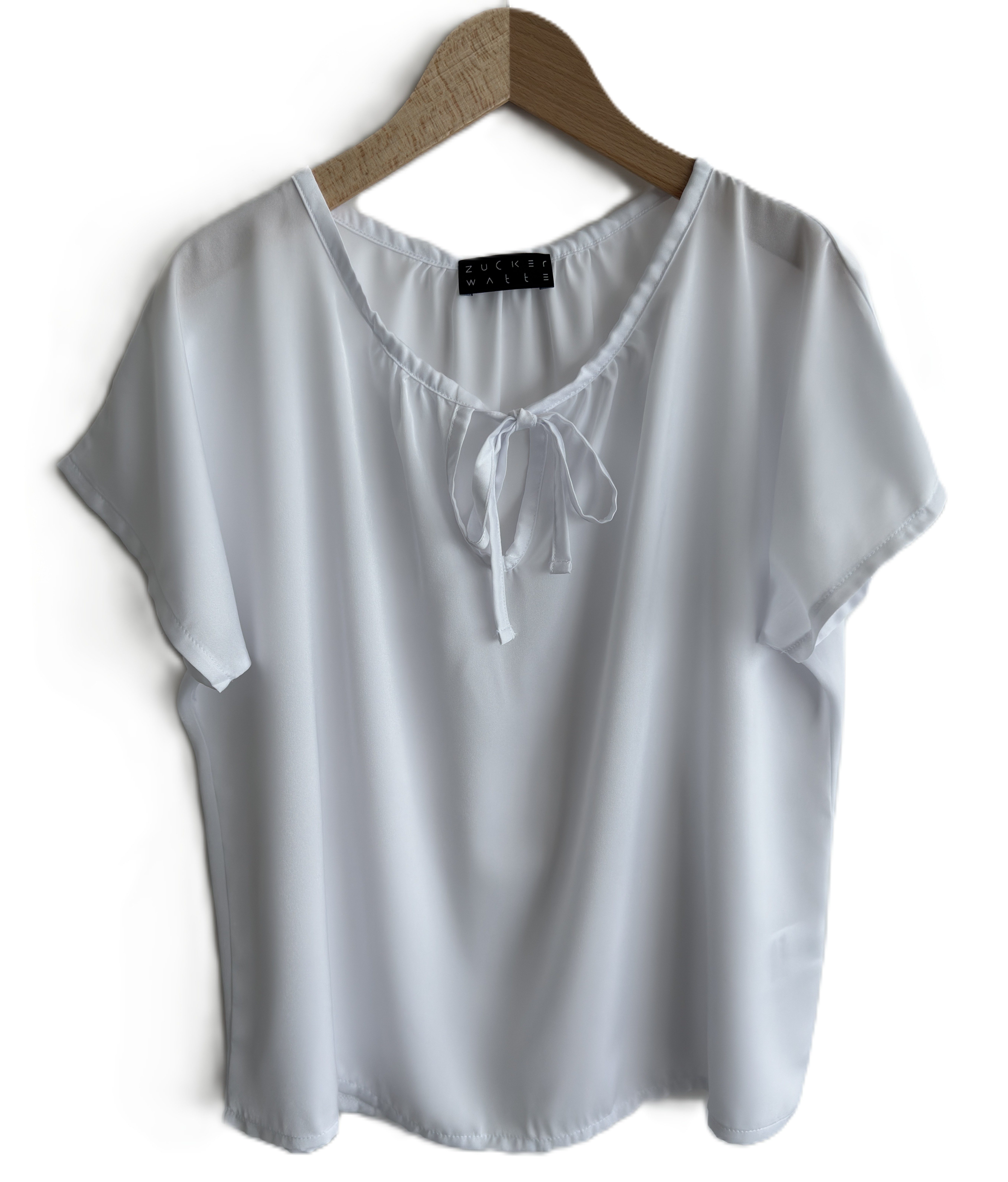 Zuckerwatte Satinbluse mit V-Ausschnitt, SILK TOUCH günstig online kaufen