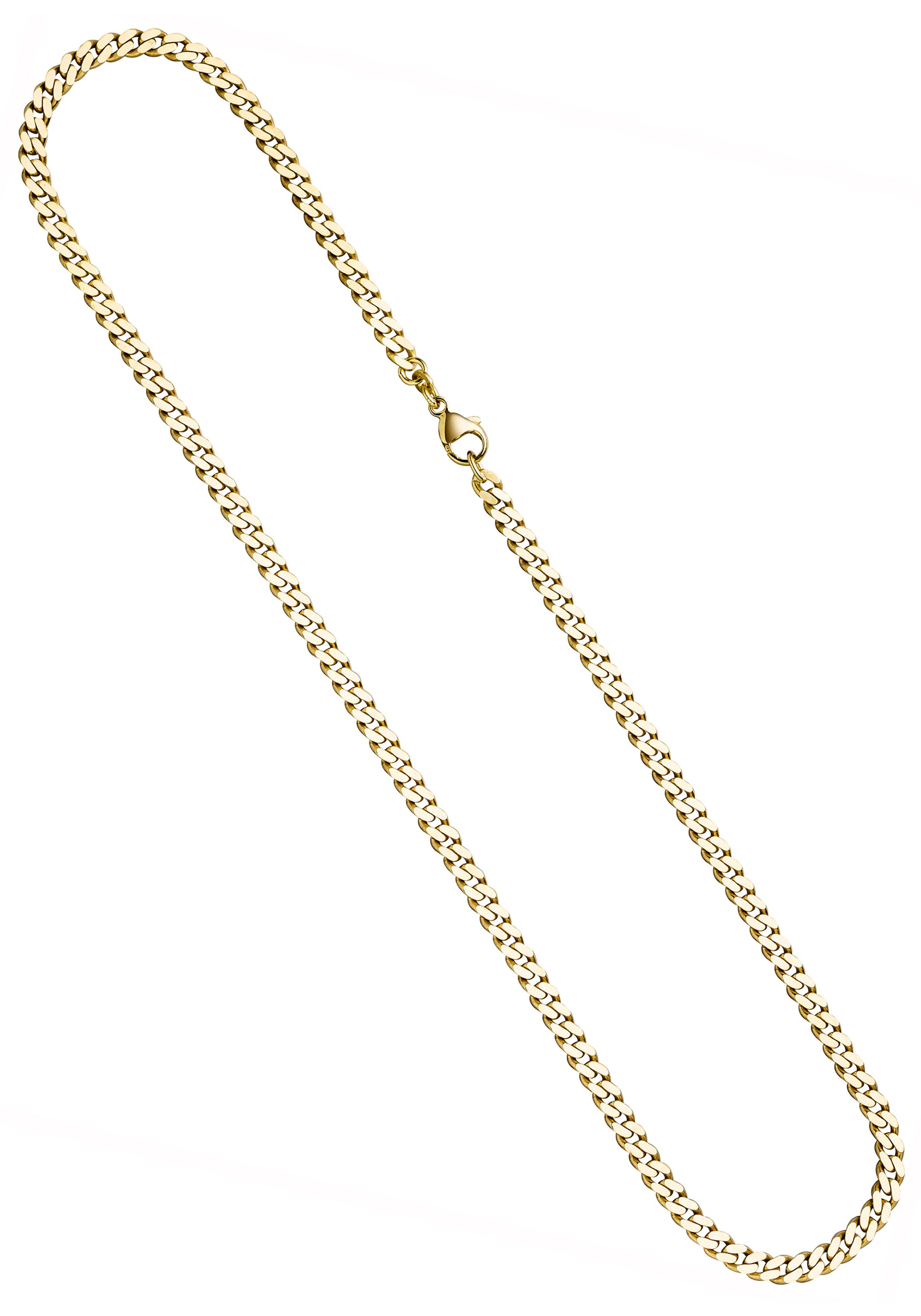 JOBO Goldkette Panzerkette 4,6 mm, 8 Karat 333 Gold