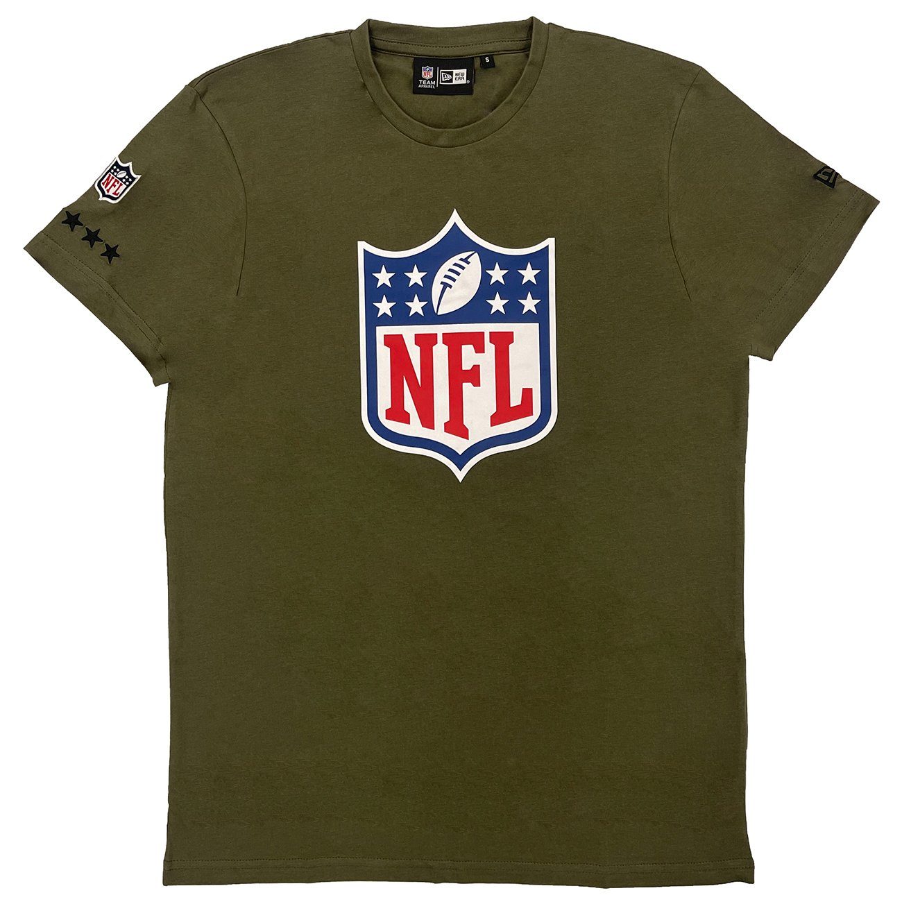 Bekleidung T-Shirts New Era T-Shirt New Era Herren T-Shirt NFL Shield Logo Camo Wordma (1-tlg)