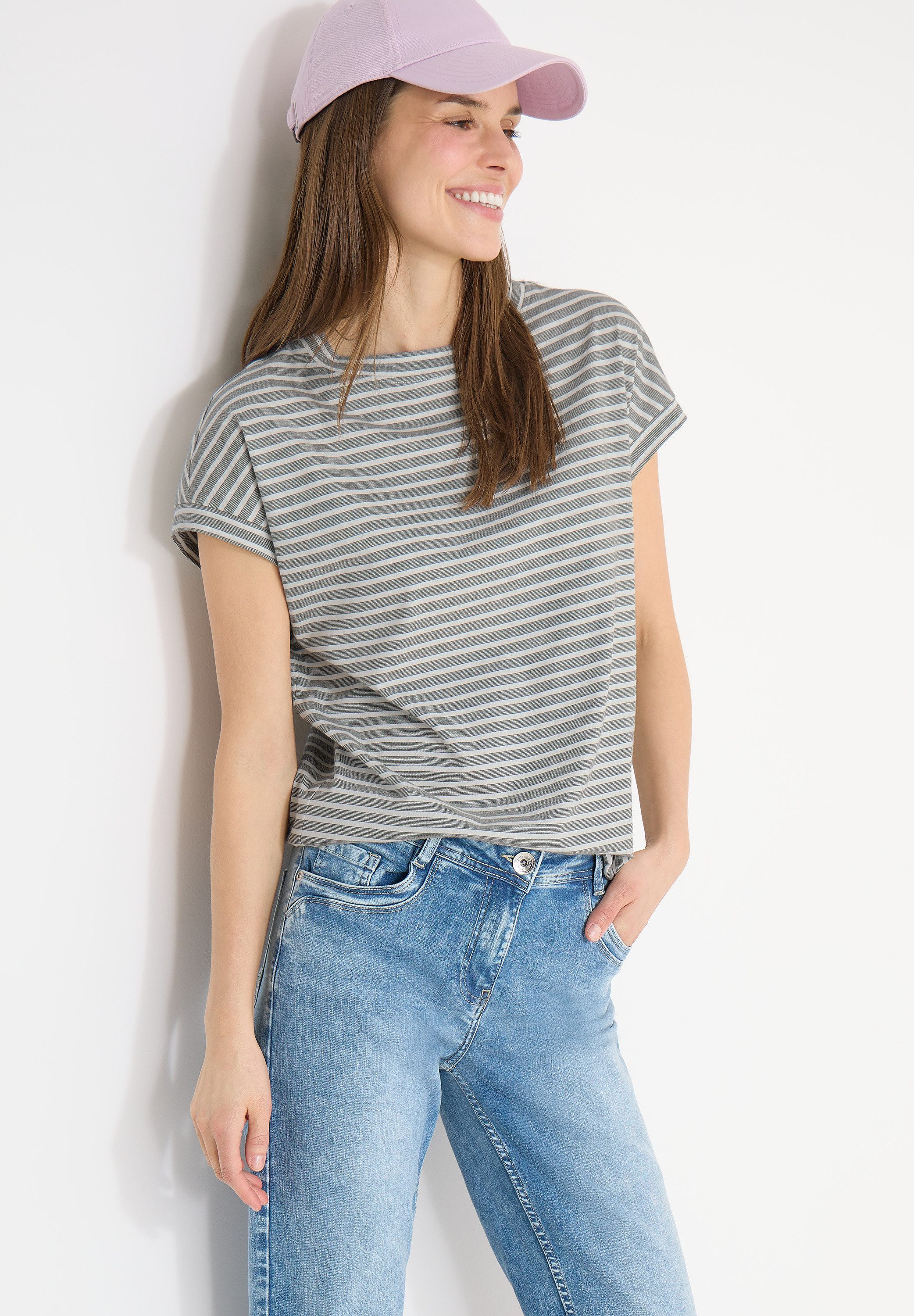 CECIL T-Shirt aus reiner Baumwolle