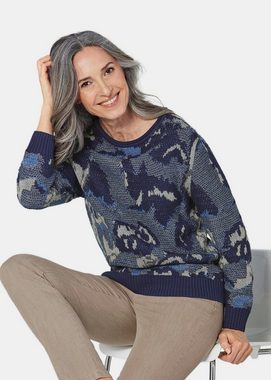 GOLDNER Strickpullover Strickpullover mit ausgefallenem Muster