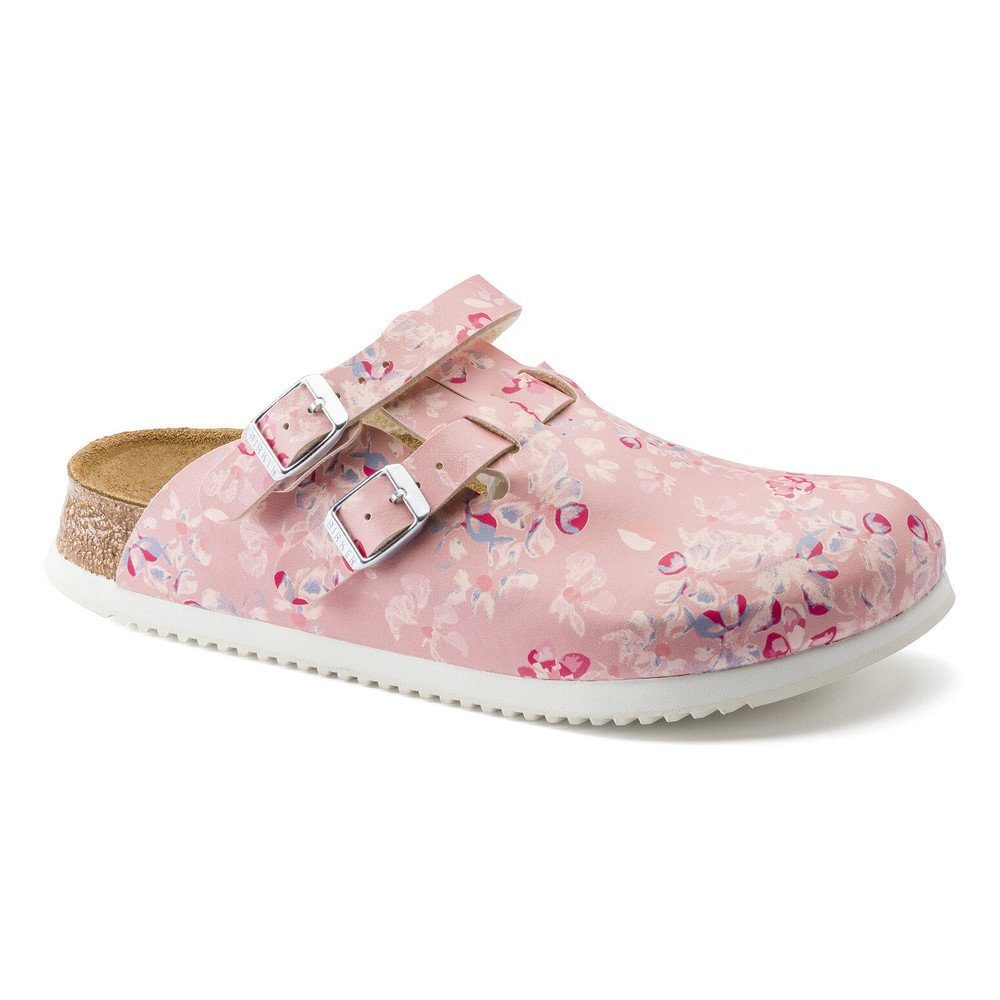 Birkenstock Clog Kay Superlauf, Birko-Flor, Flower Field Rose Pantolette