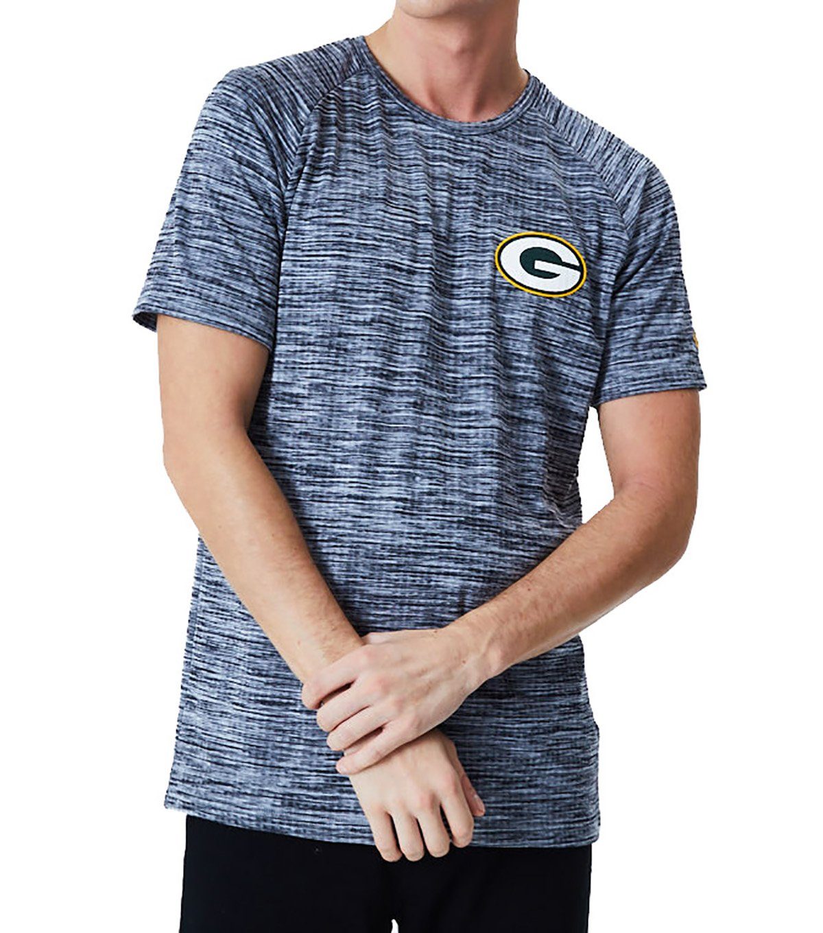 New Era Raglan Bay Packers (1-tlg) Green Engineered T-Shirt