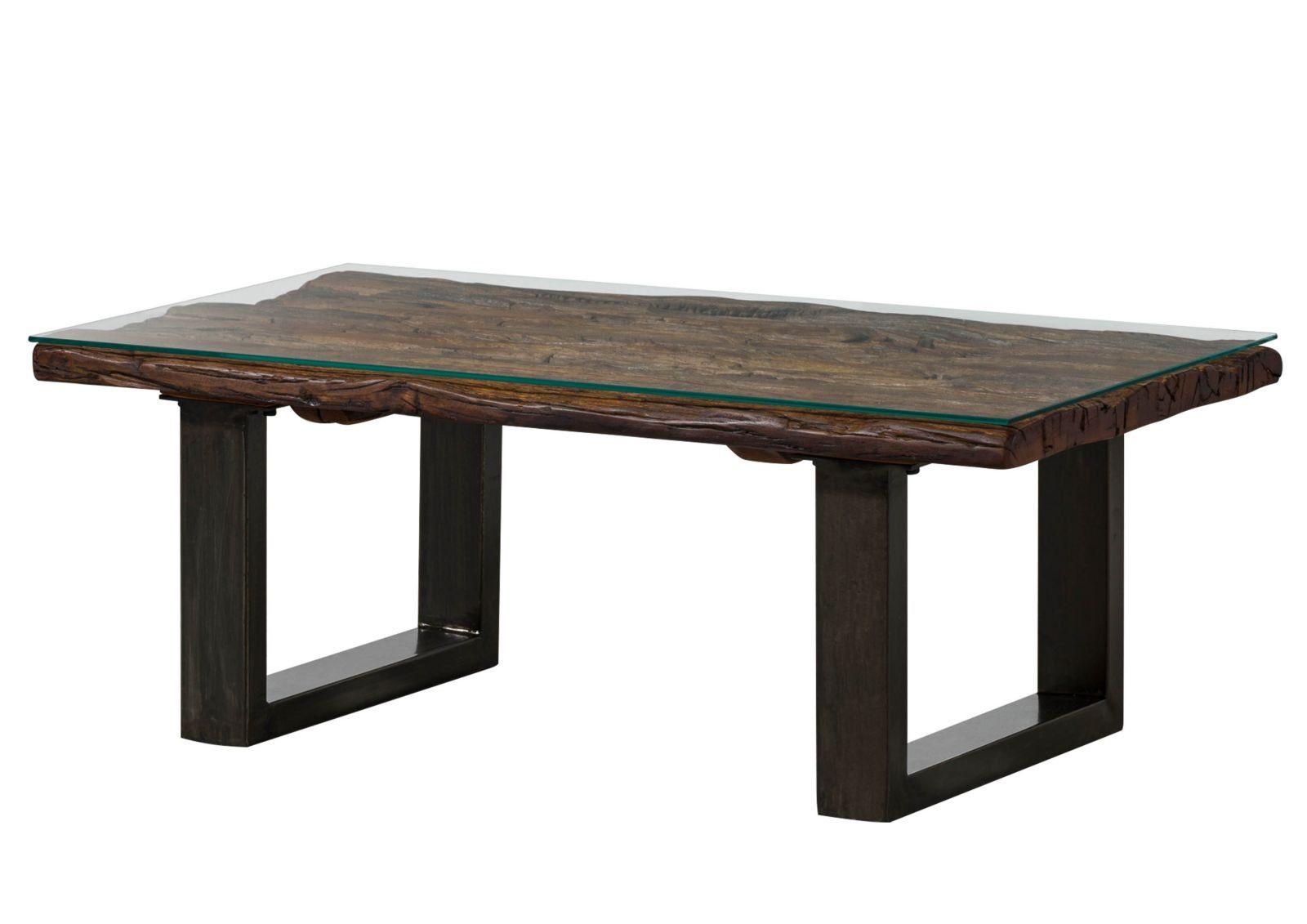 Massivmoebel24 Couchtisch SEVILLA (Couchtisch Altholz 110x60x42 günstig online kaufen