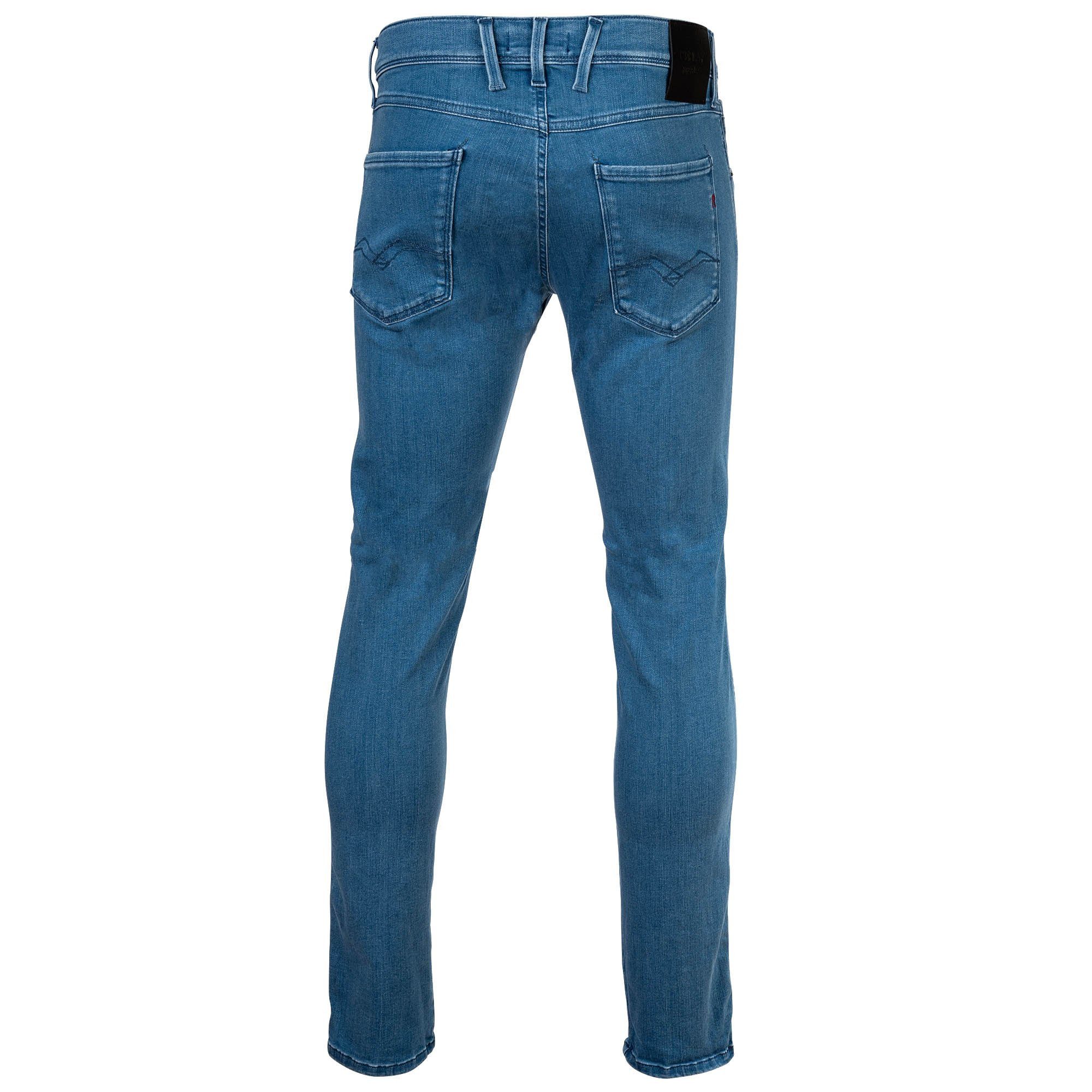 Replay Regular-fit-Jeans Herren Jeans Baumwolle Hyperflex ANBASS günstig online kaufen