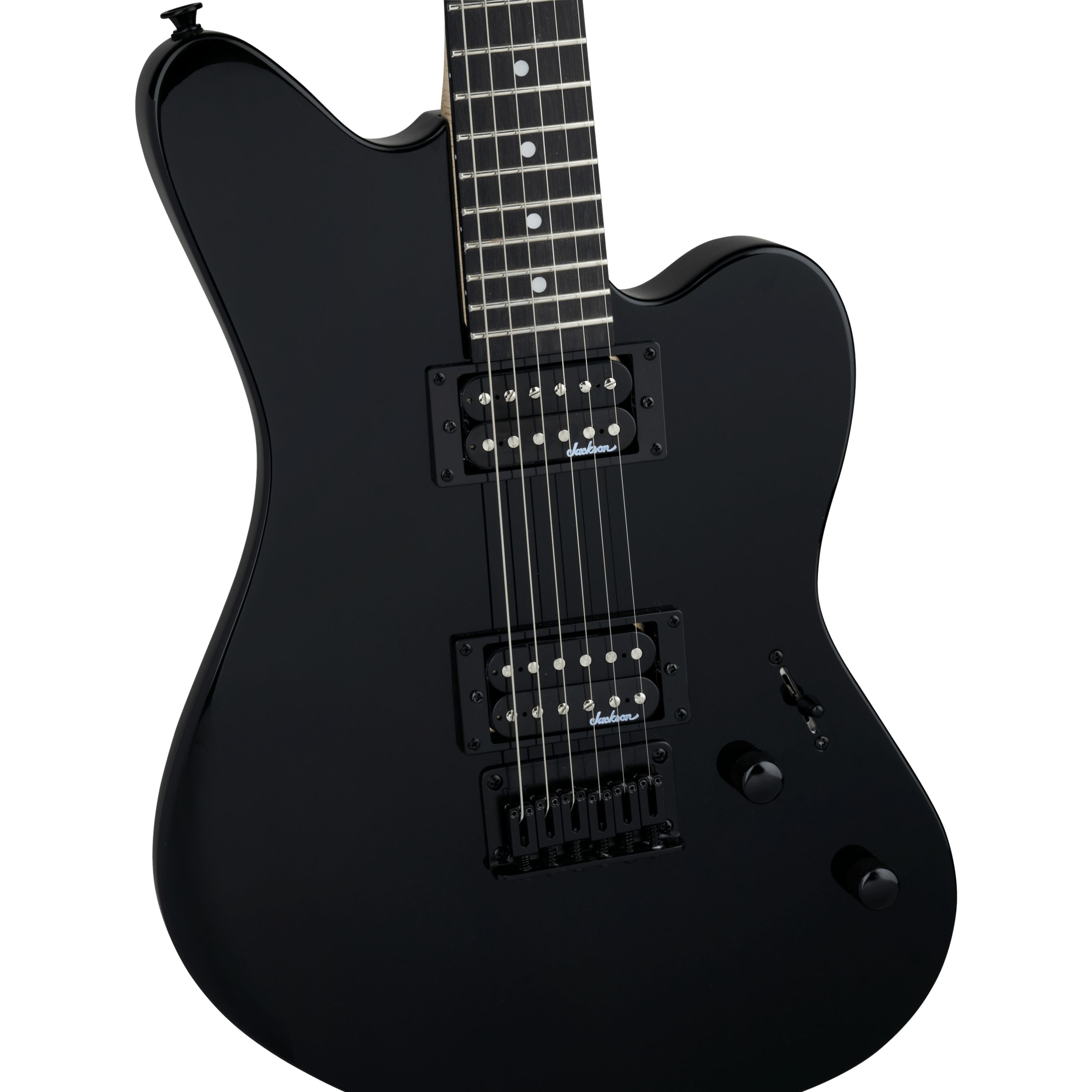 Jackson E-Gitarre, E-Gitarren, ST-Modelle, JS Series Surfcaster JS22 SF HT Gloss Black - E-Gitarre