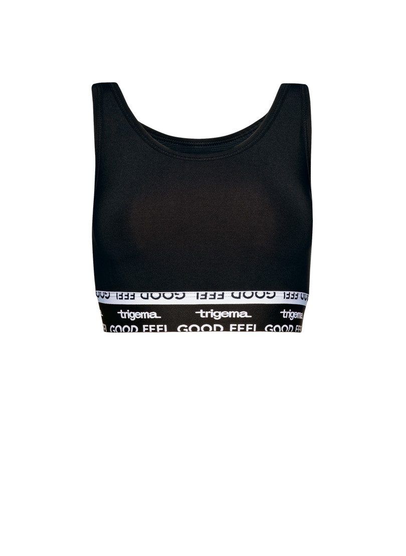 Trigema Bügelloser BH TRIGEMA Sport-Bustier mit Elastikbund (1-tlg) günstig online kaufen