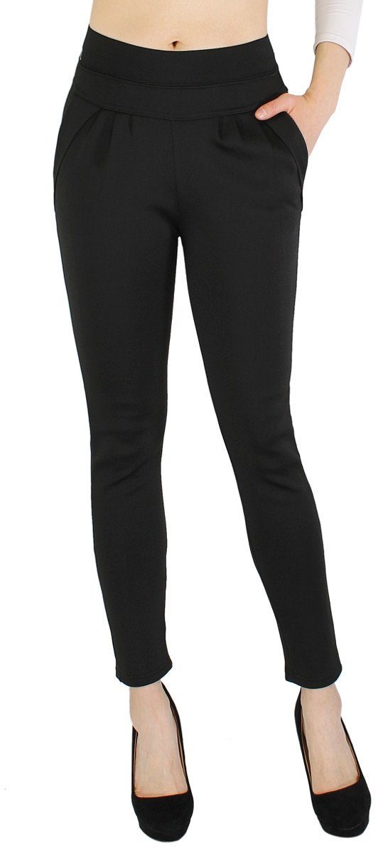 dy_mode Thermohose Damen Thermo Hose gefüttert mit Innen-Fleece & Taschen Winterhose mit Innenfutter. Reduzierter Preis € 29,99. Unverbindliche Preisempfehlung € 39,99