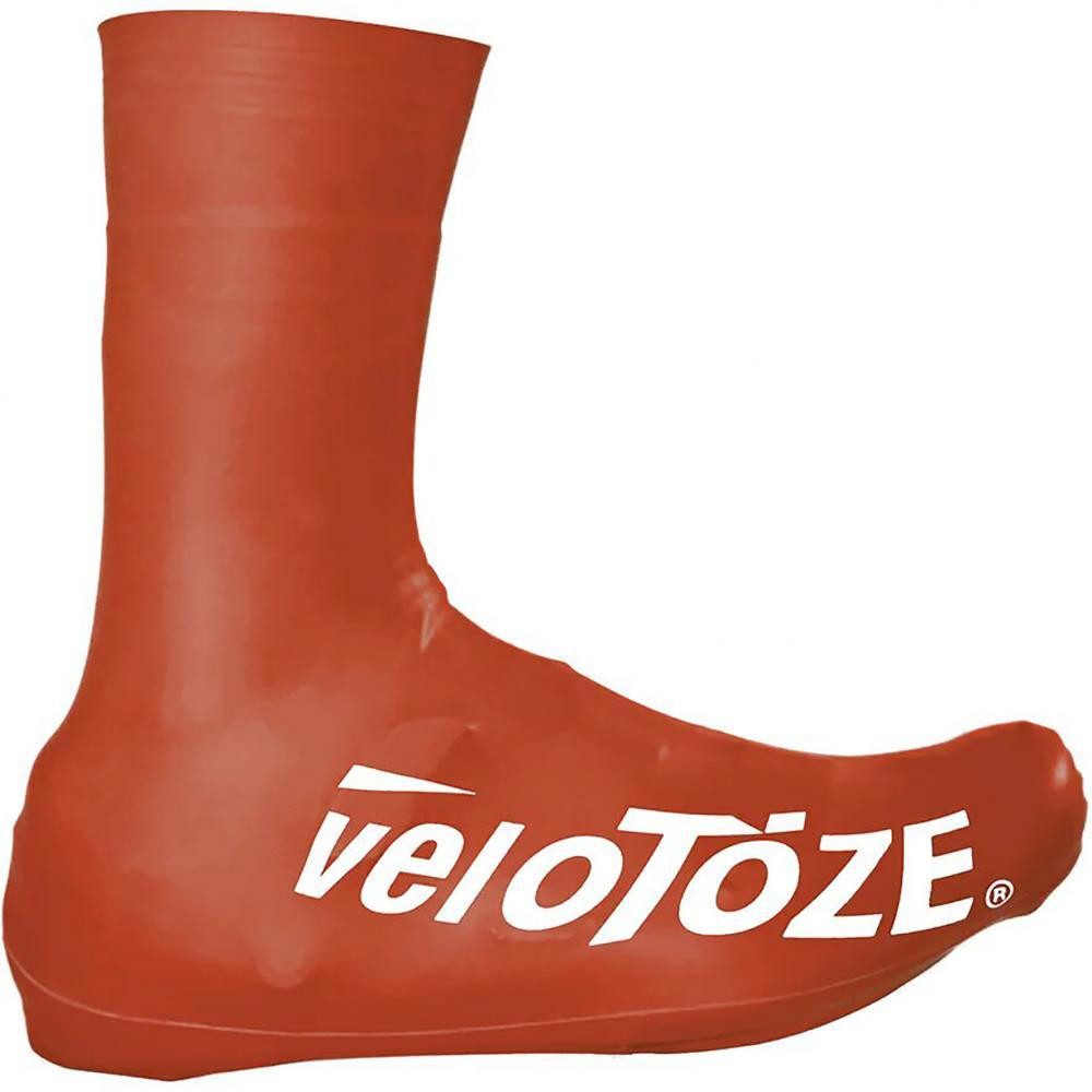 Velotoze Fahrrad-Überschuh VeloToze Überschuh 2.0 lang maroon XL Maroon - wasserdichter Aero-Über