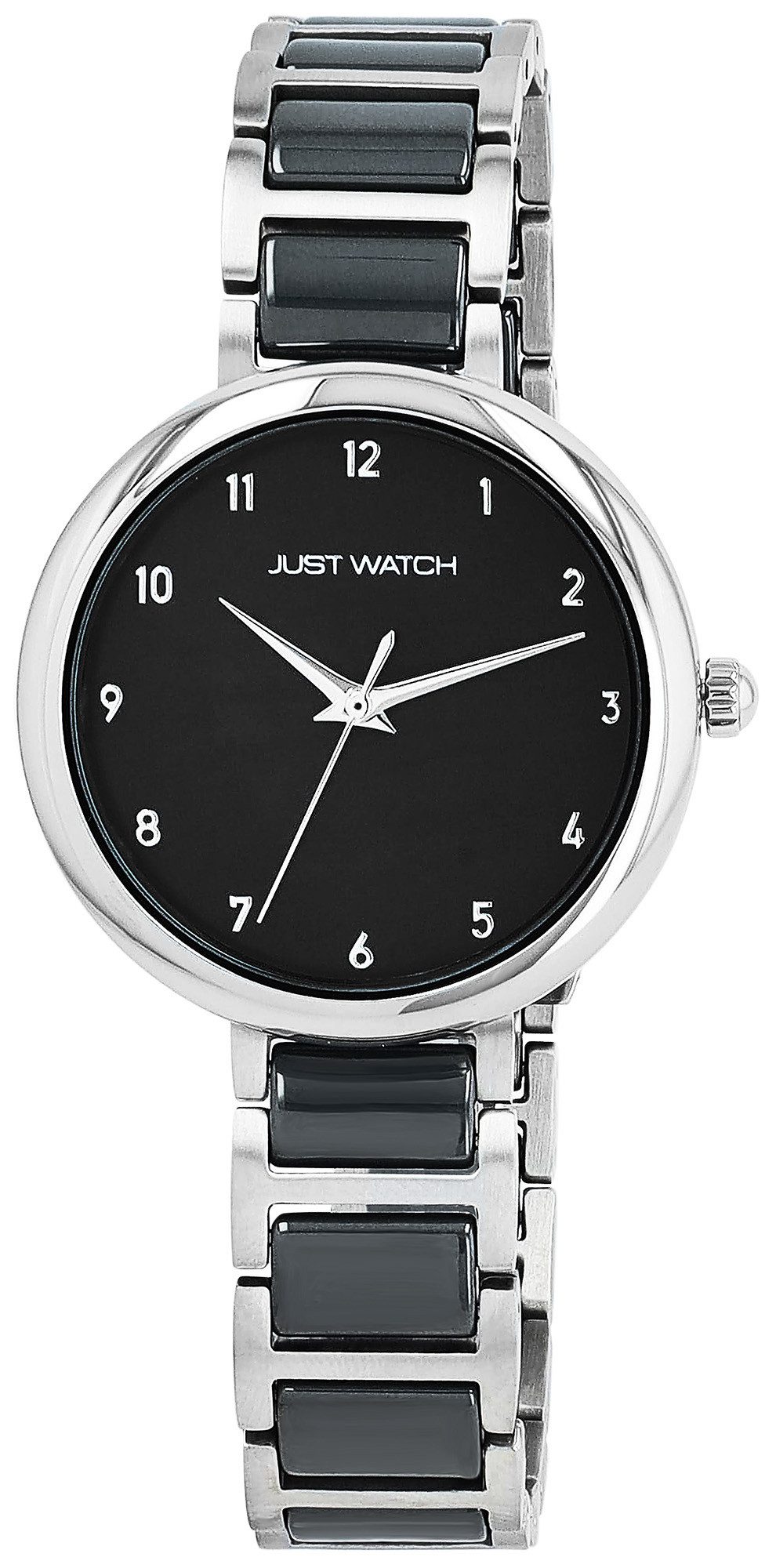 Quarzuhr JW10252 Mit Edelstahl-Keramikband, D 33 mm, 5 ATM, versch. Farben