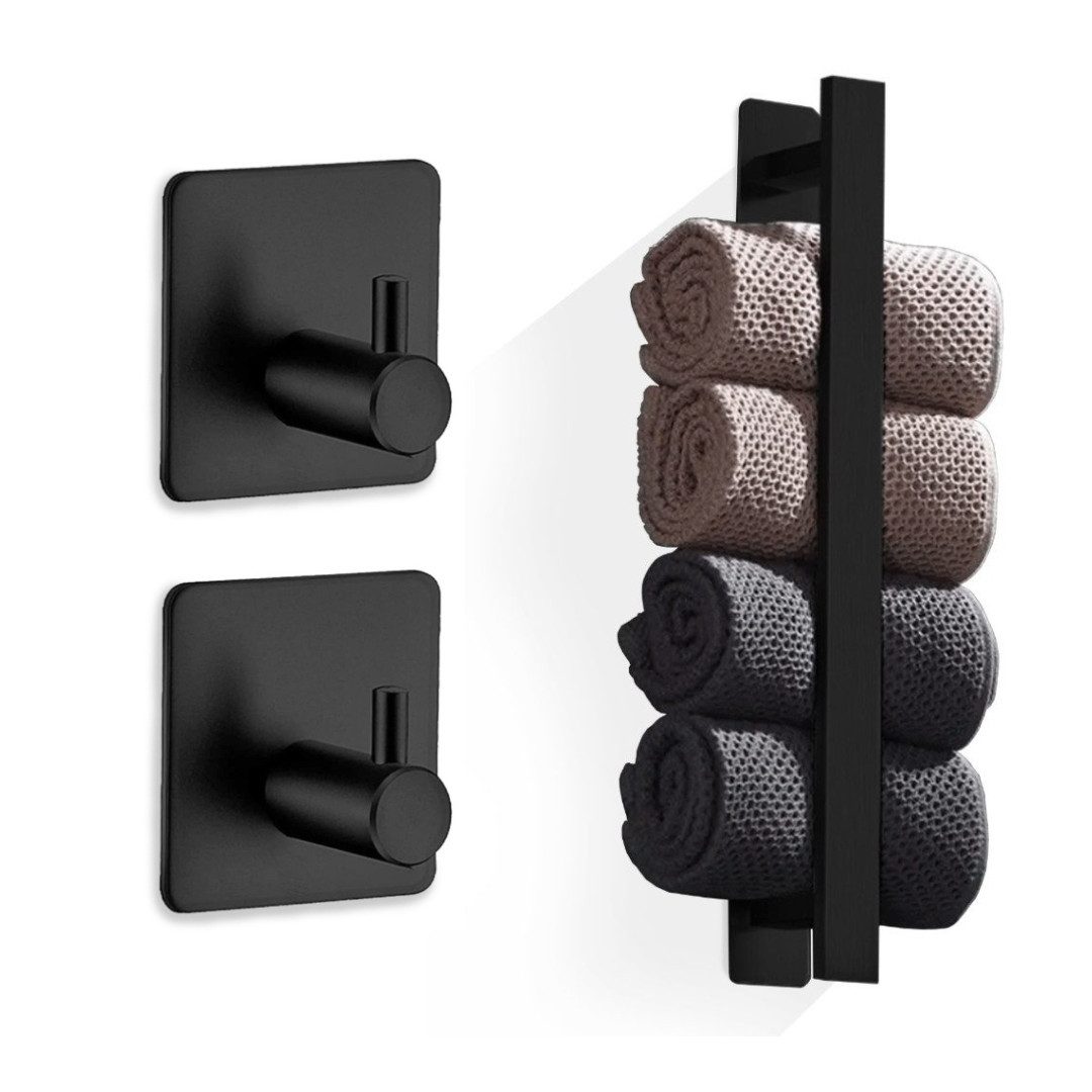 LIVINA HOME Handtuchhaken Handtuchhaken Haken selbstklebend, Handtuchhalter ohne Bohren, Badezimmer, Bad, Küche