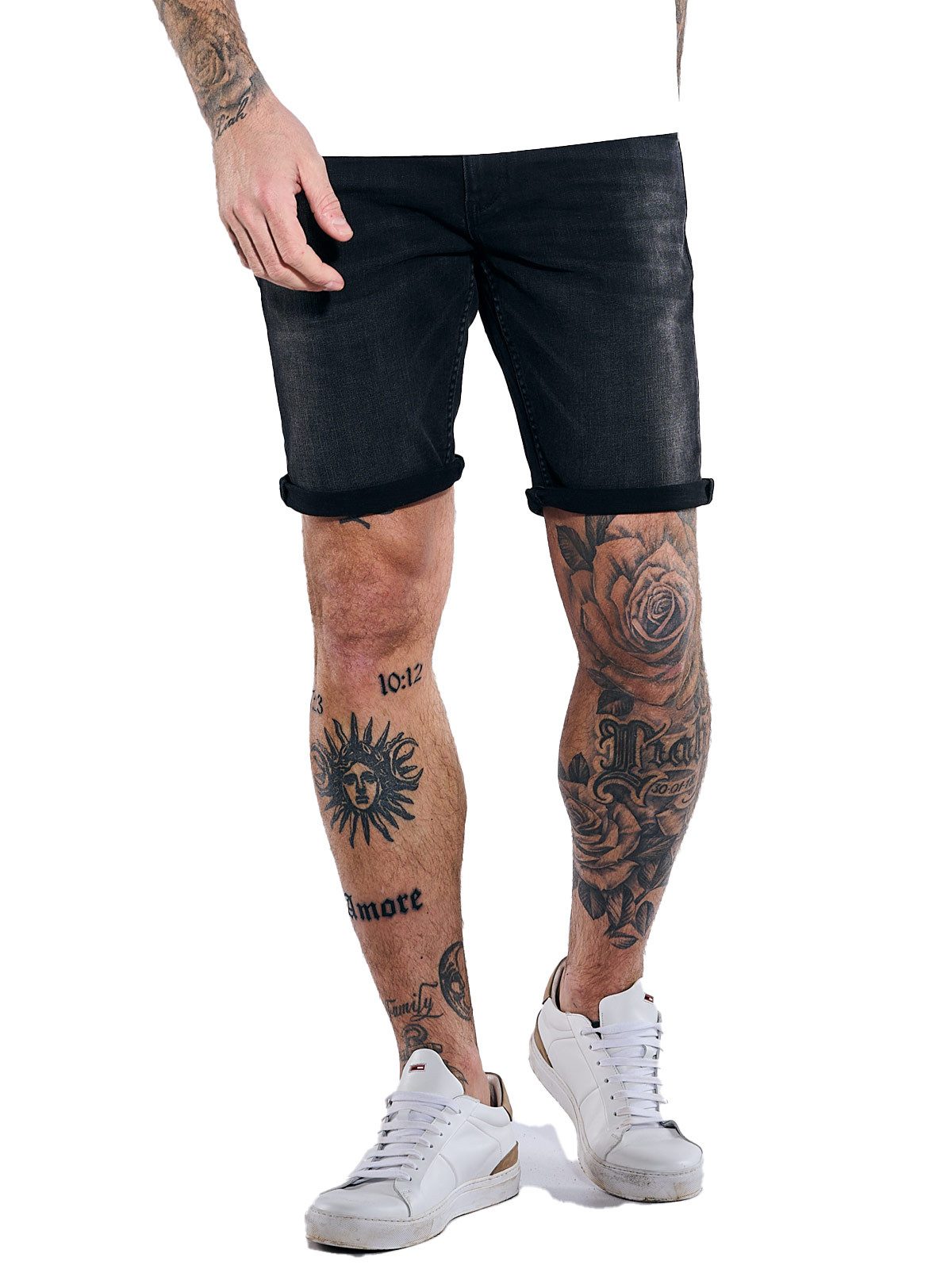 emilio adani Jeansshorts Bermuda slim fit