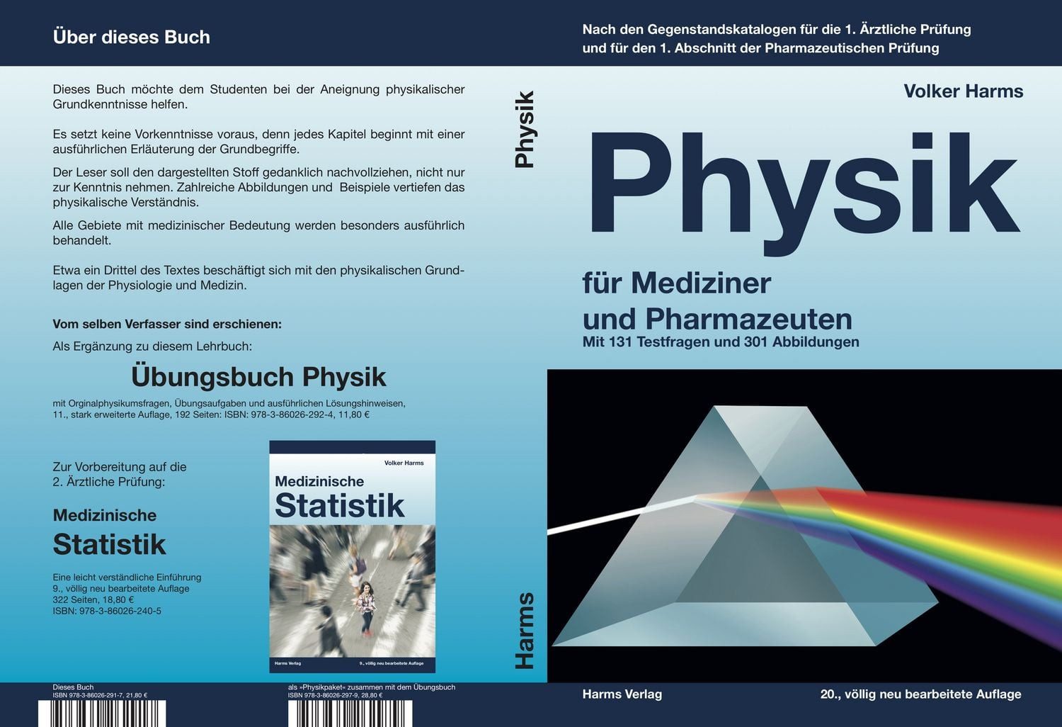 Physik für Mediziner und Pharmazeuten / med Volker Harms