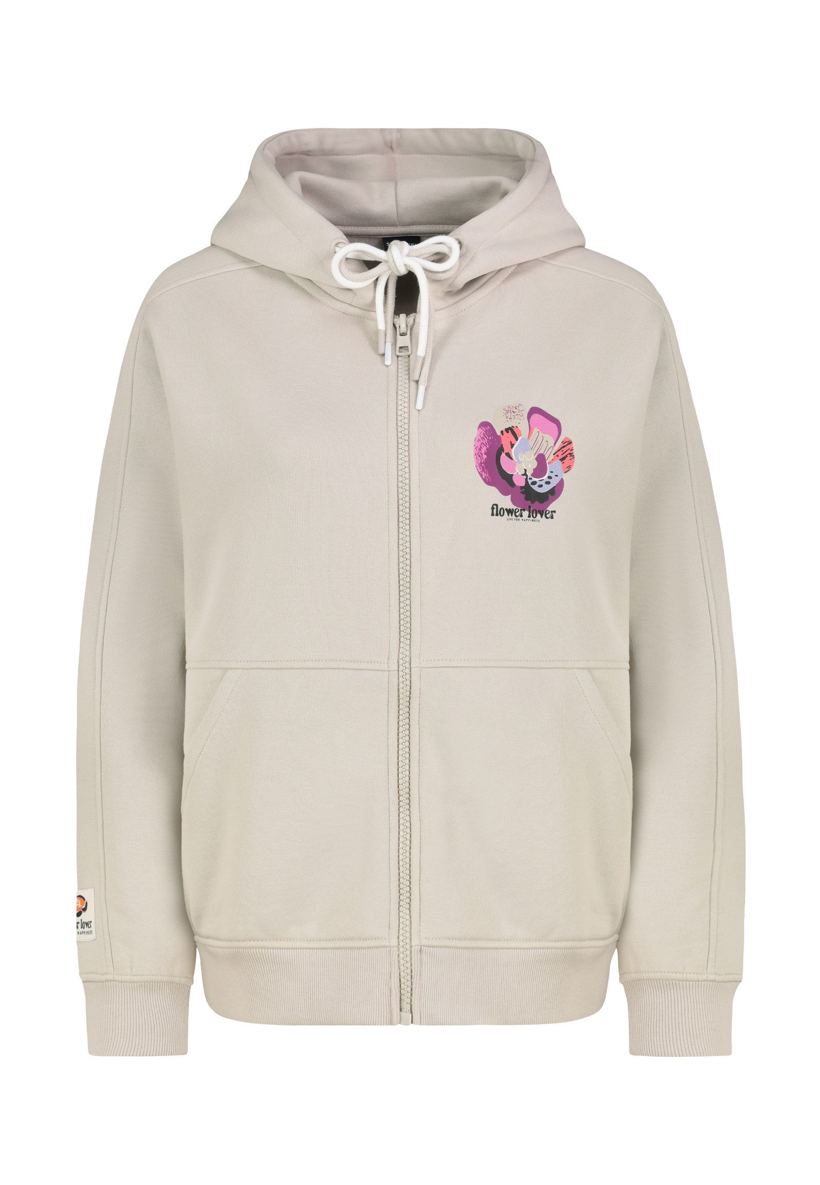SUBLEVEL Kapuzensweatjacke Damen Jacke mit Prints günstig online kaufen