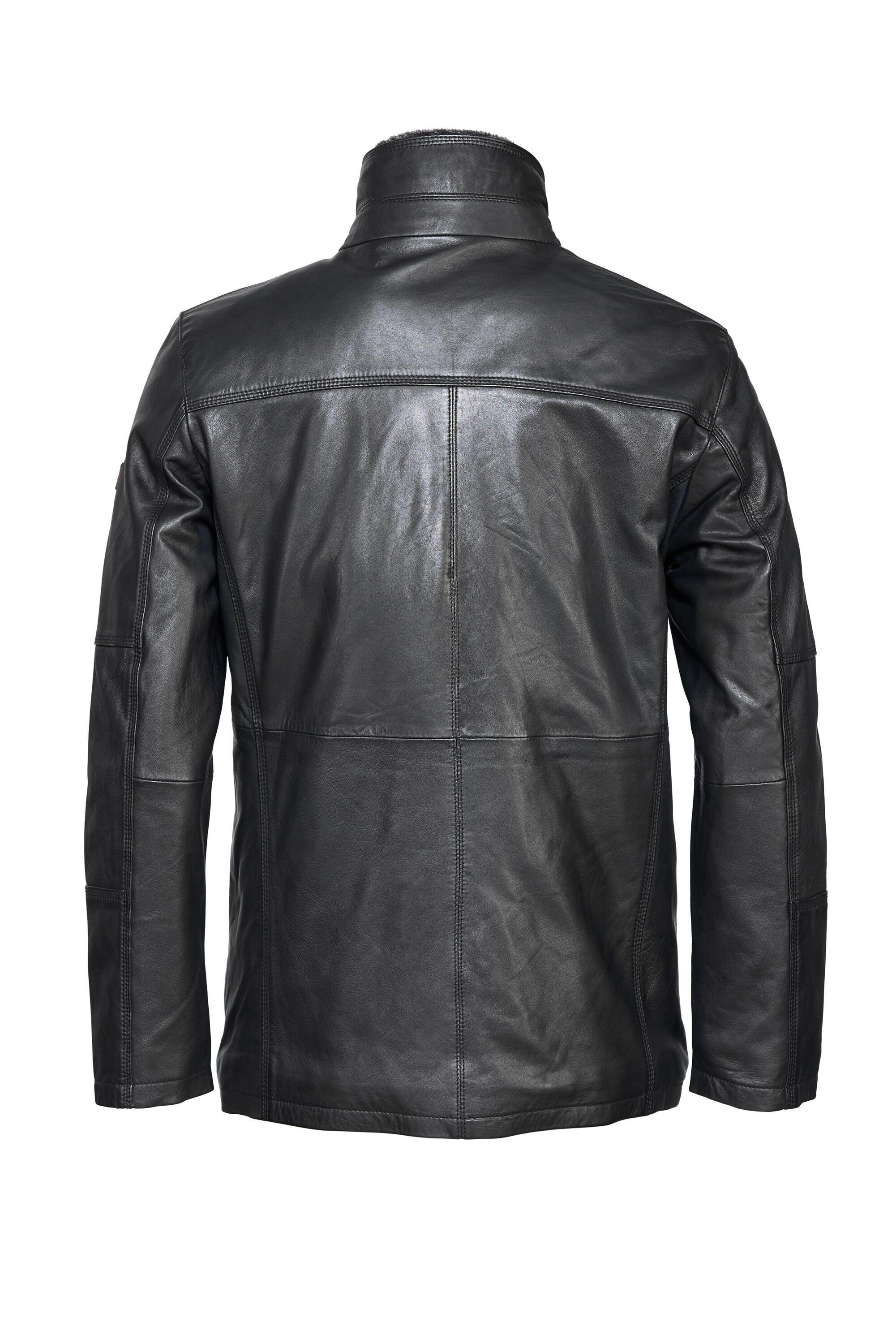 bugatti Lederjacke BULUCA (1-St) mit Stehkragen günstig online kaufen