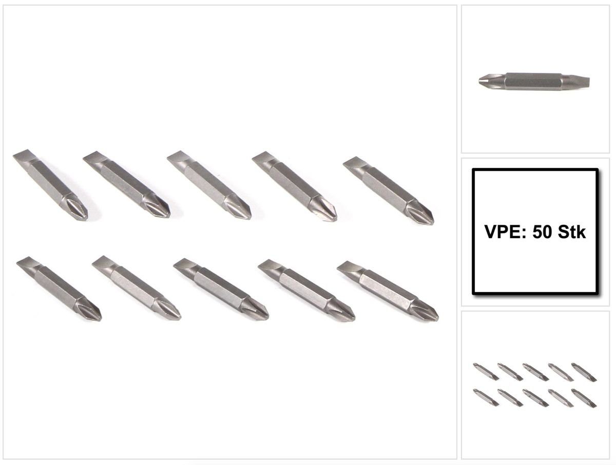 PH2 45 Stück Bohrer- und mm Bitset Makita Set 50 Bit