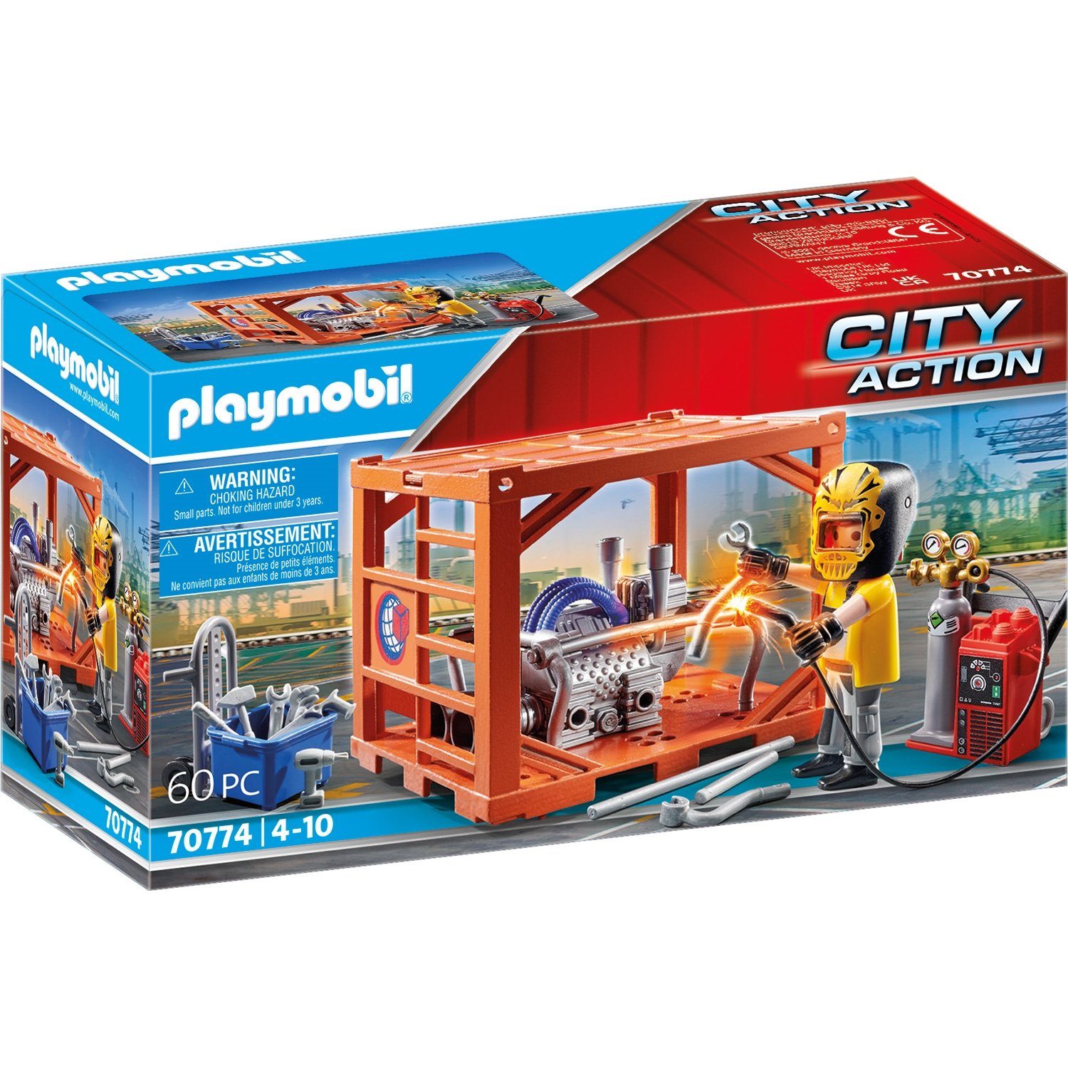 Playmobil® 70774 City Action 70774 Containerfertigung Konstruktions-Spielse günstig online kaufen