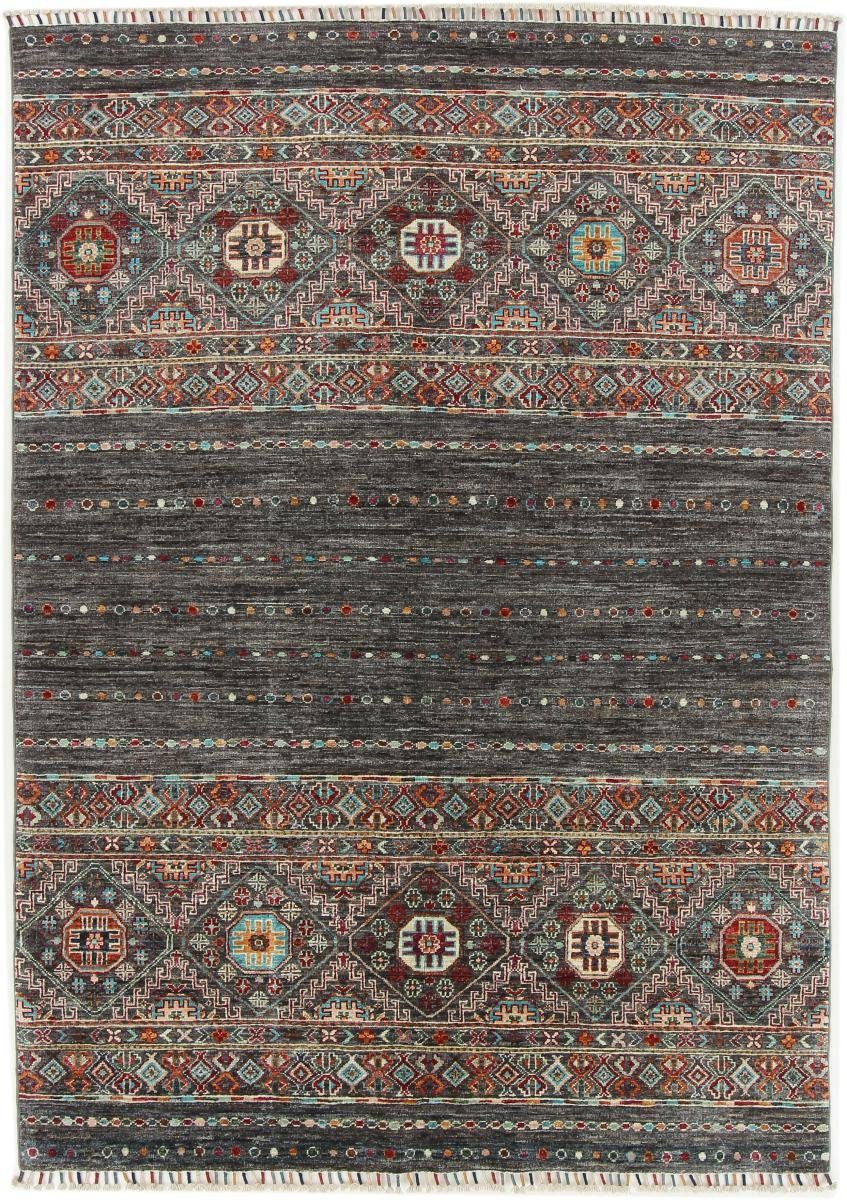 Orientteppich Arijana Shaal 149x211 Handgeknüpfter Orientteppich, Nain Trading, rechteckig, Höhe: 5 mm