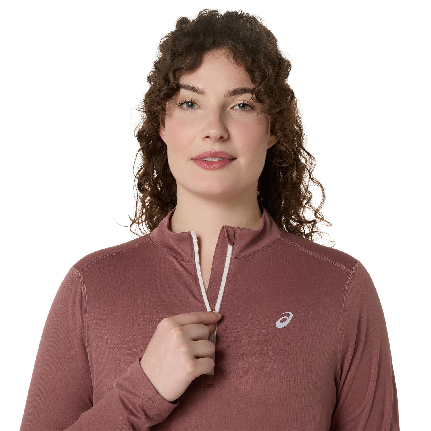 Asics Laufshirt ASICS ICON 1/2 ZIP LS TOP