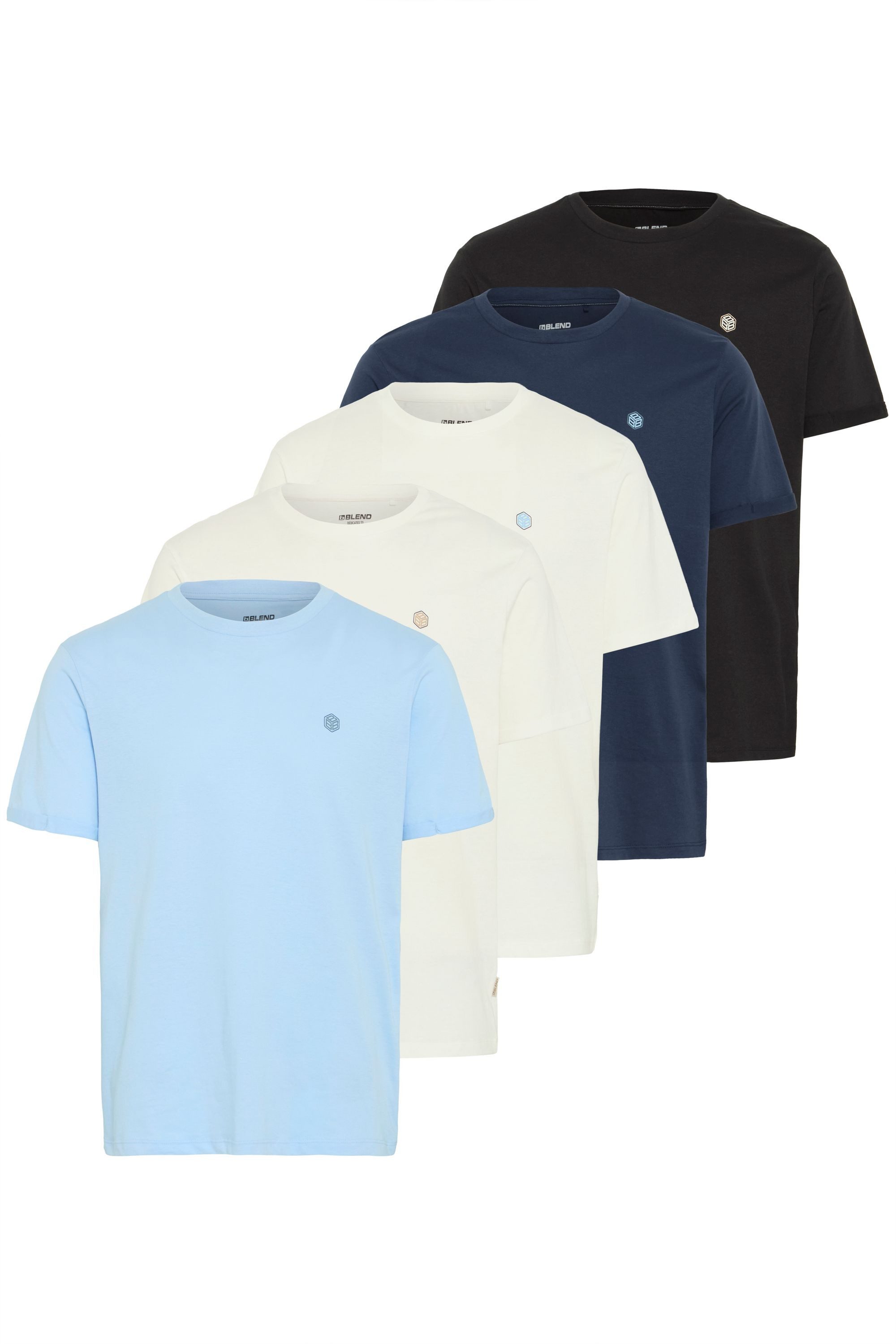 Blend T-Shirt BLEND BHVIGT 5 pack günstig online kaufen