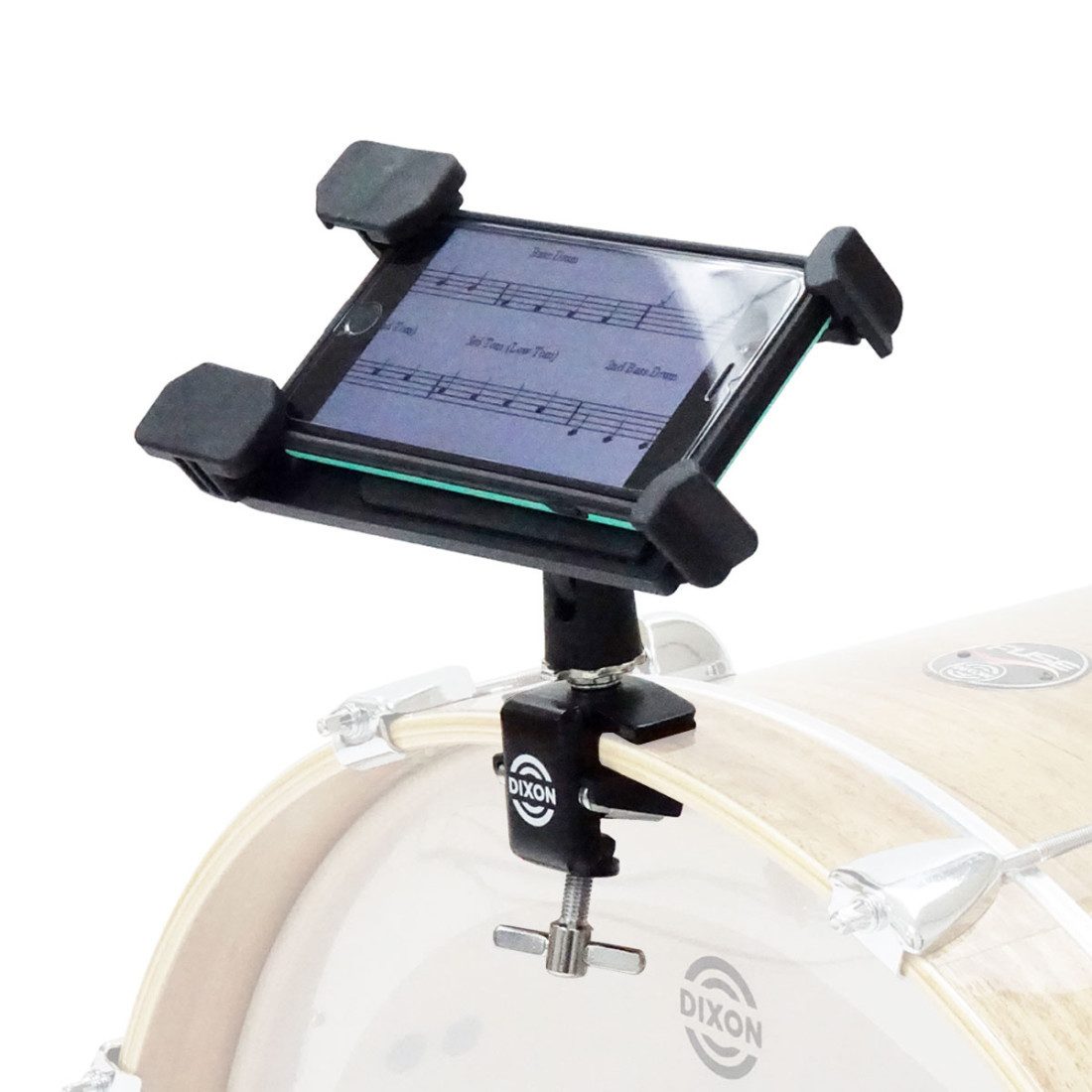 Dixon Schlagzeug Dixon Tablet-Halter PAKL-BDT-BX für Bass Drum,Tablet-Halter, Befestigung am Bassdrum-Spannreifen