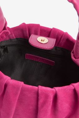 Next Handtasche Handtasche aus Veloursleder mit Lederriemen (1-tlg)