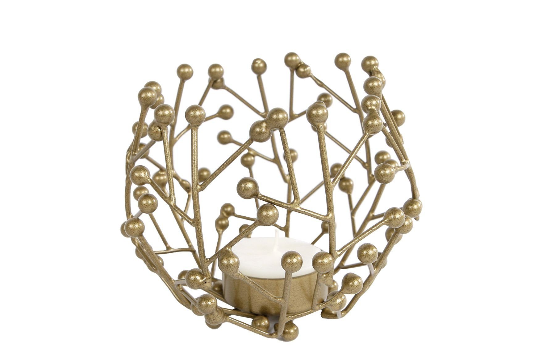 Rivanto Teelichthalter Twiggy (1 St), Kerzenständer in einer extravaganten Form, aus Metall