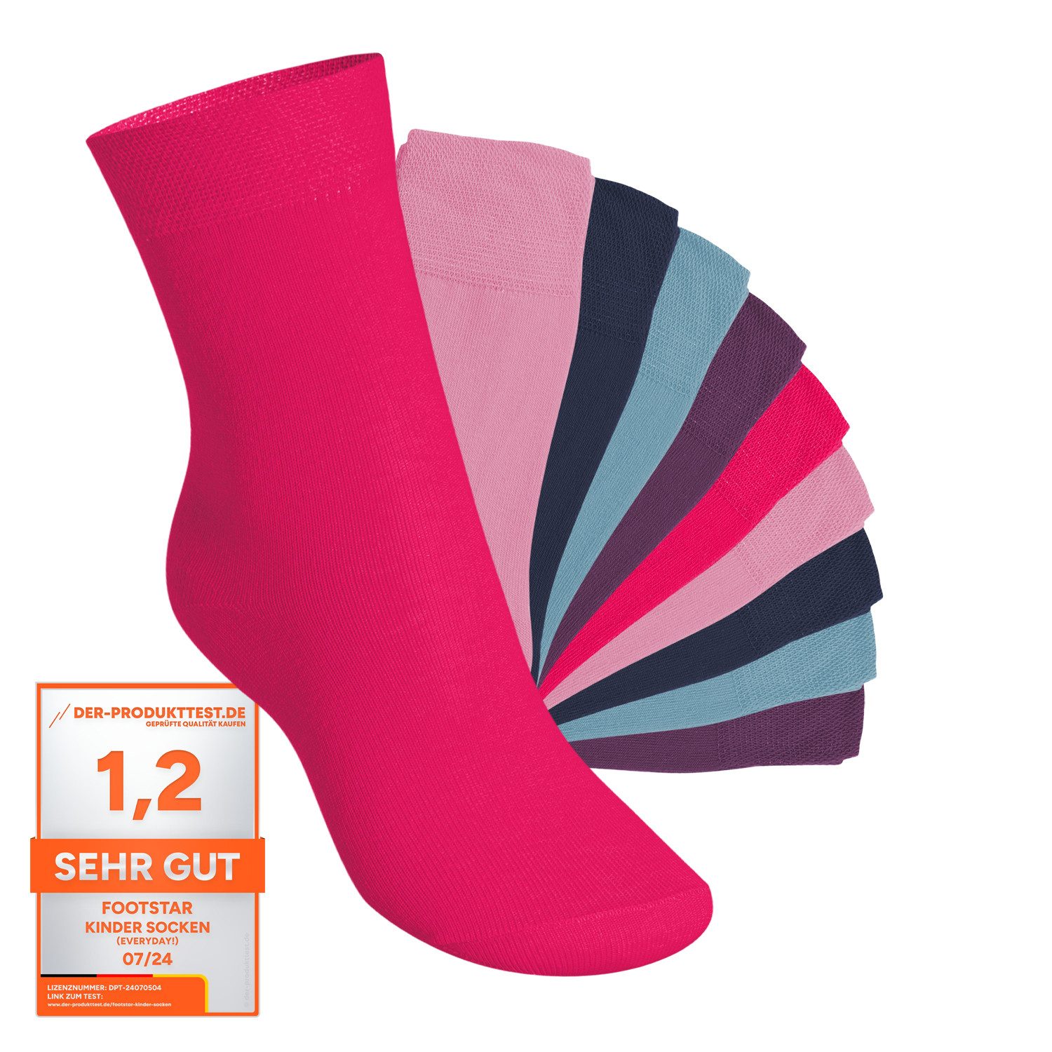 Footstar Basicsocken EVERYDAY! 10 Paar Kinder Socken für Jungen & Mädchen