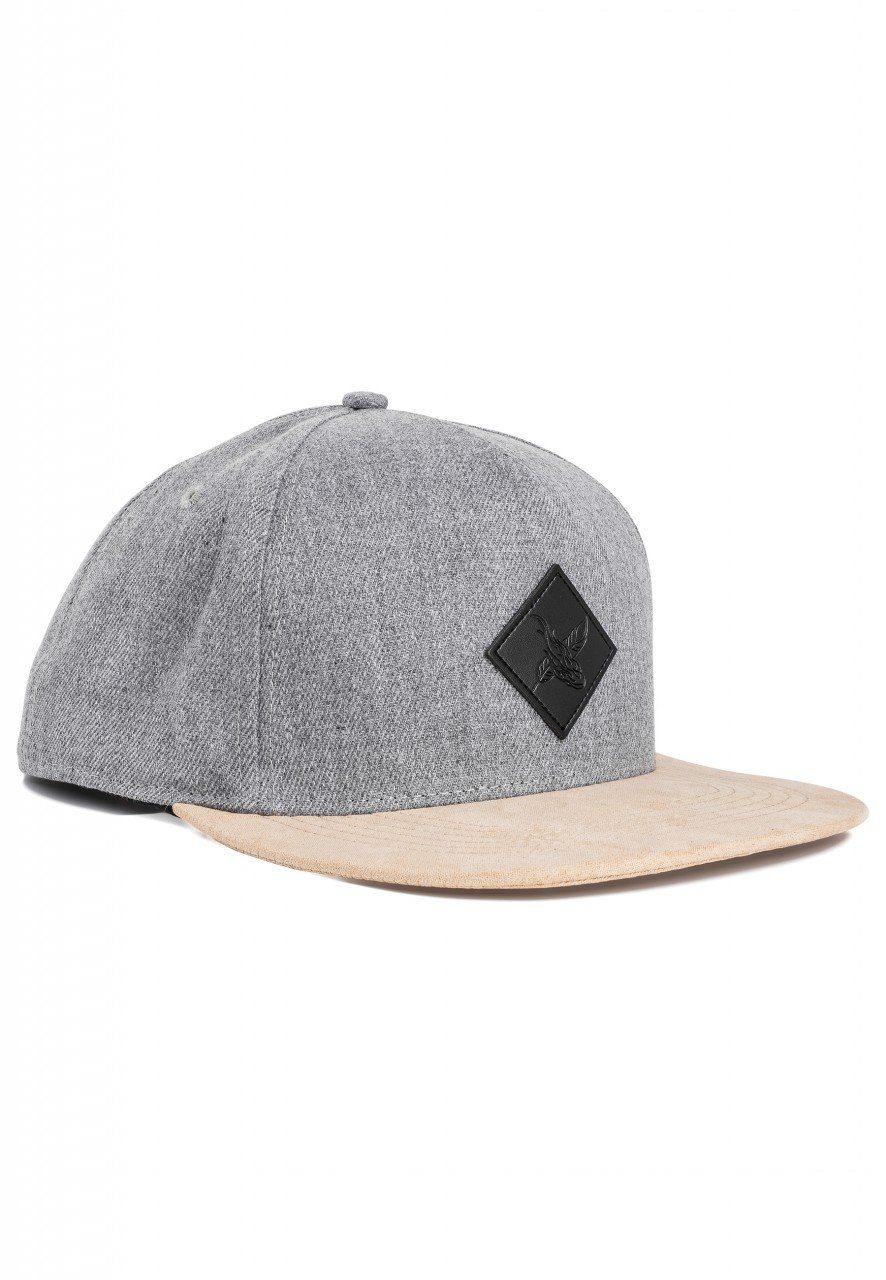 Snapback - Port Cap Venice Snapback Grau-Suede Cap Blackskies