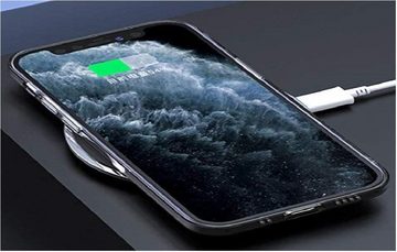 OLi Sichtschutzfolie Transparente Silikon Hülle mit Sichtschutzglas für IPhone 11 Stoßfeste, (Sparset, 1-St., Privacy), mit Kamera Schutz 6,1 Zoll, TPU Silikon & Displayschutz Glas 9H