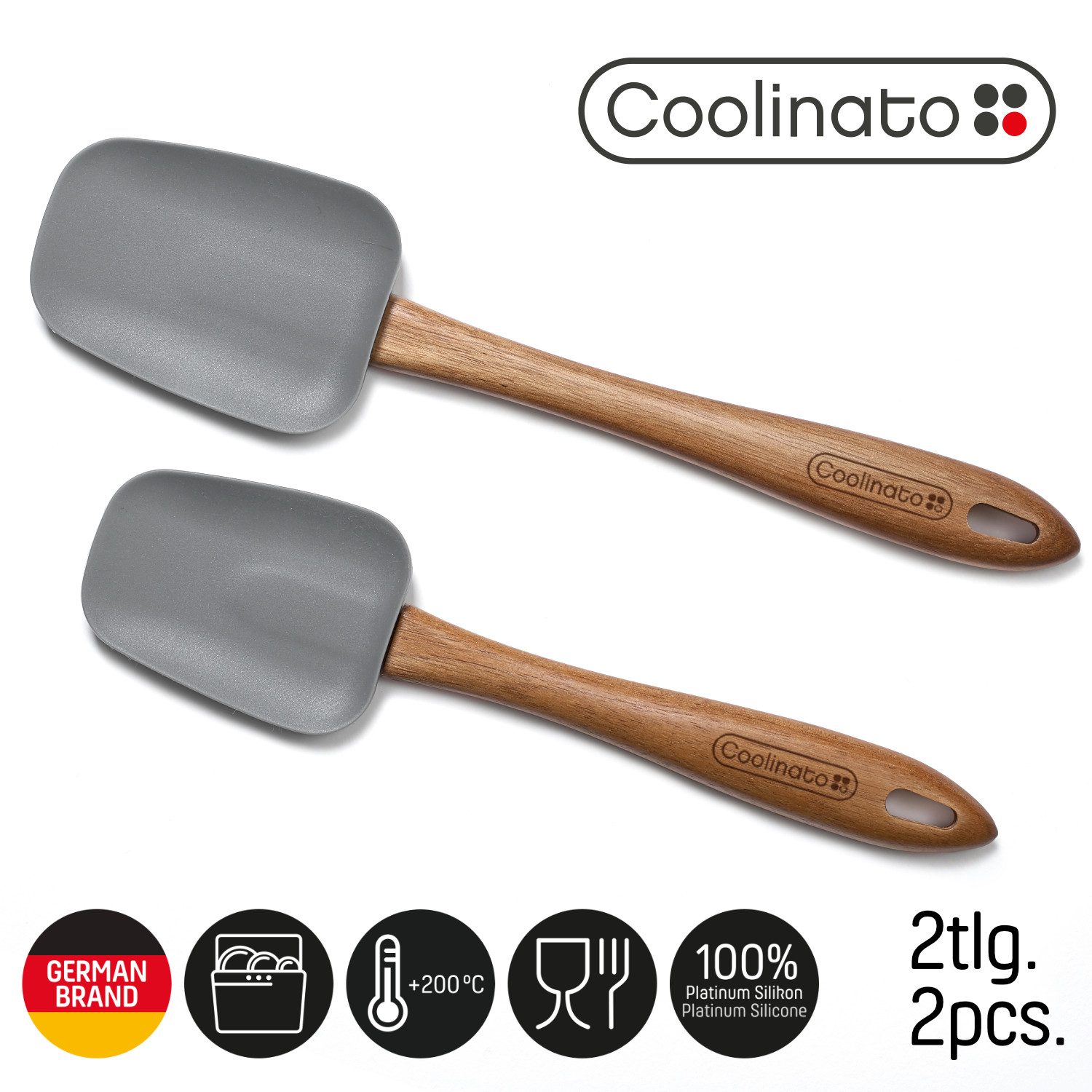Coolinato Вилки 2tlg Set Кулинарные ложки aus Akazienholz
