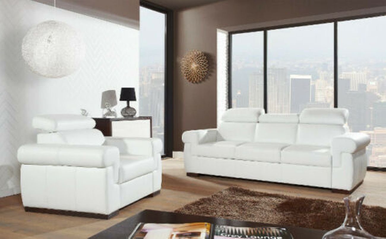 JVmoebel Sofa Moderne Wohnzimmer Komplett Garnitur 3+1+1 Couch, Made in Europe