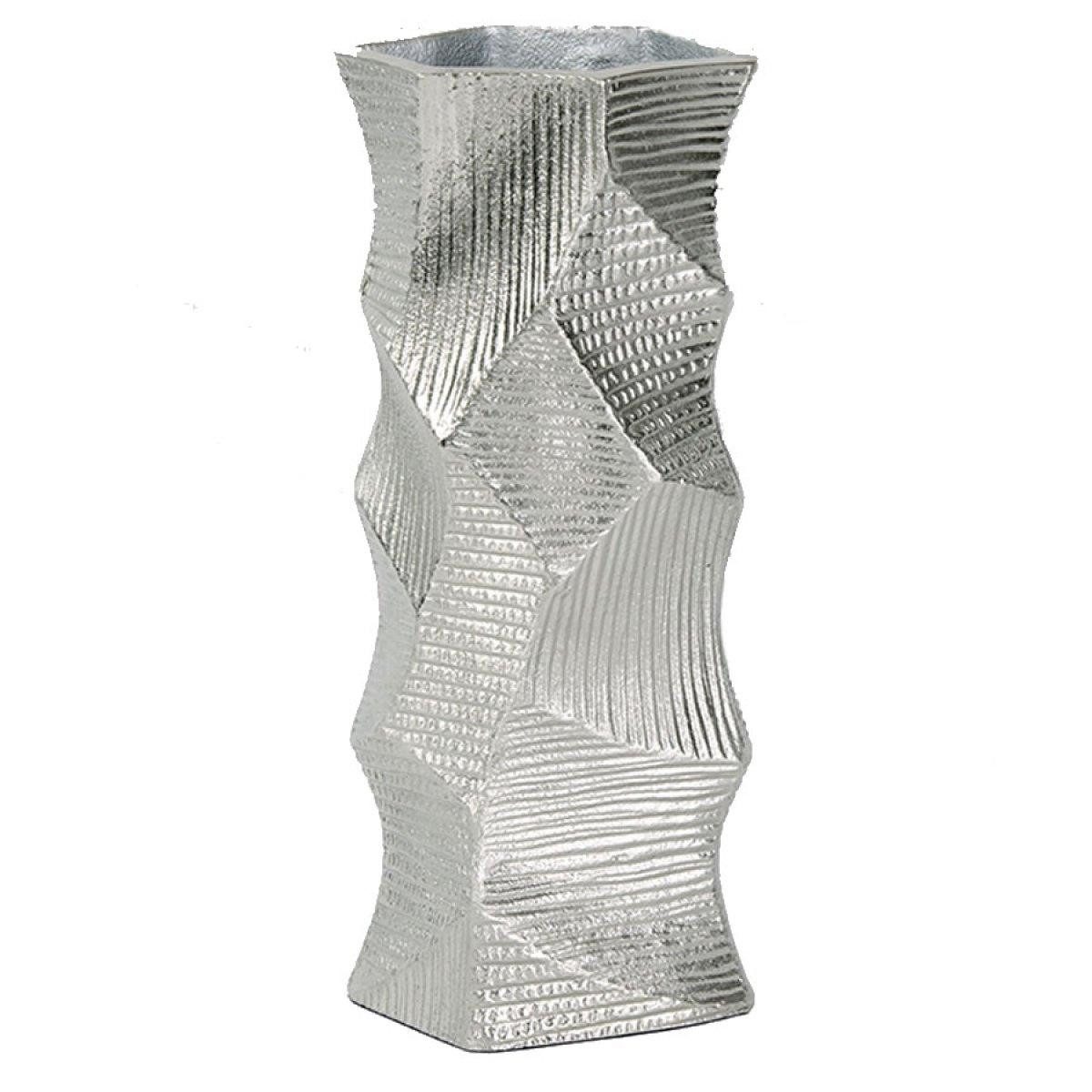 Lambert Dekovase Gefäß Vase Naoki Alu Silber (30cm)
