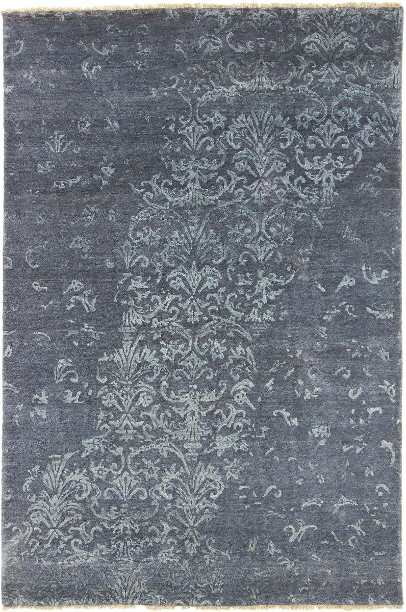 12 125x188 Sindhi Designteppich, Orientteppich Handgeknüpfter Orientteppich Moderner rechteckig, mm Nain Höhe: Trading, /