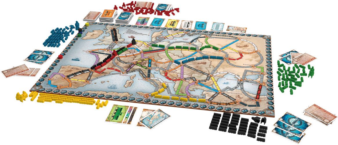 Asmodee Spiel Zug um Zug Europa, Familienspiel