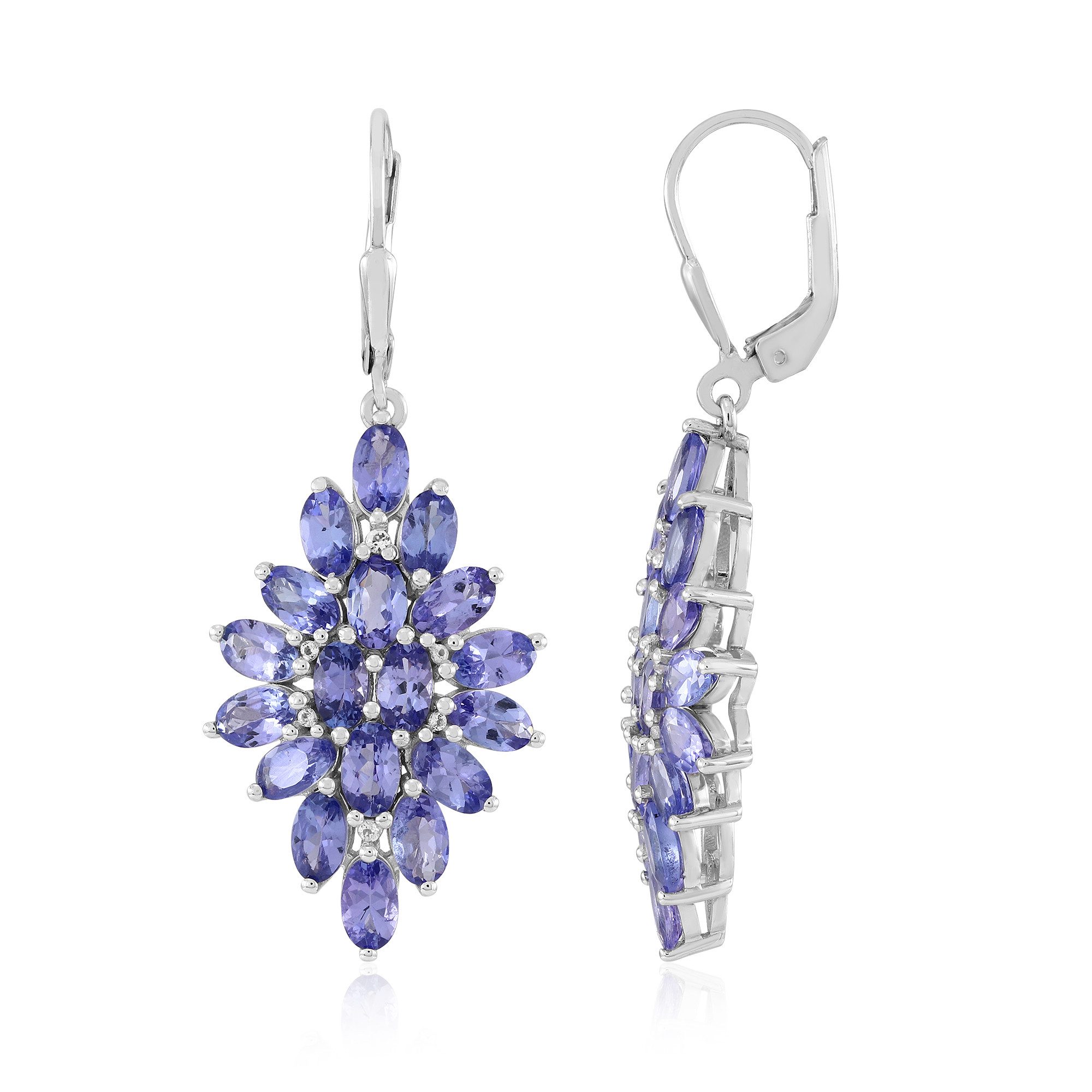 Cavill Ohrring-Set Ohrringe aus Sterlingsilber mit Tansanit (2-tlg)