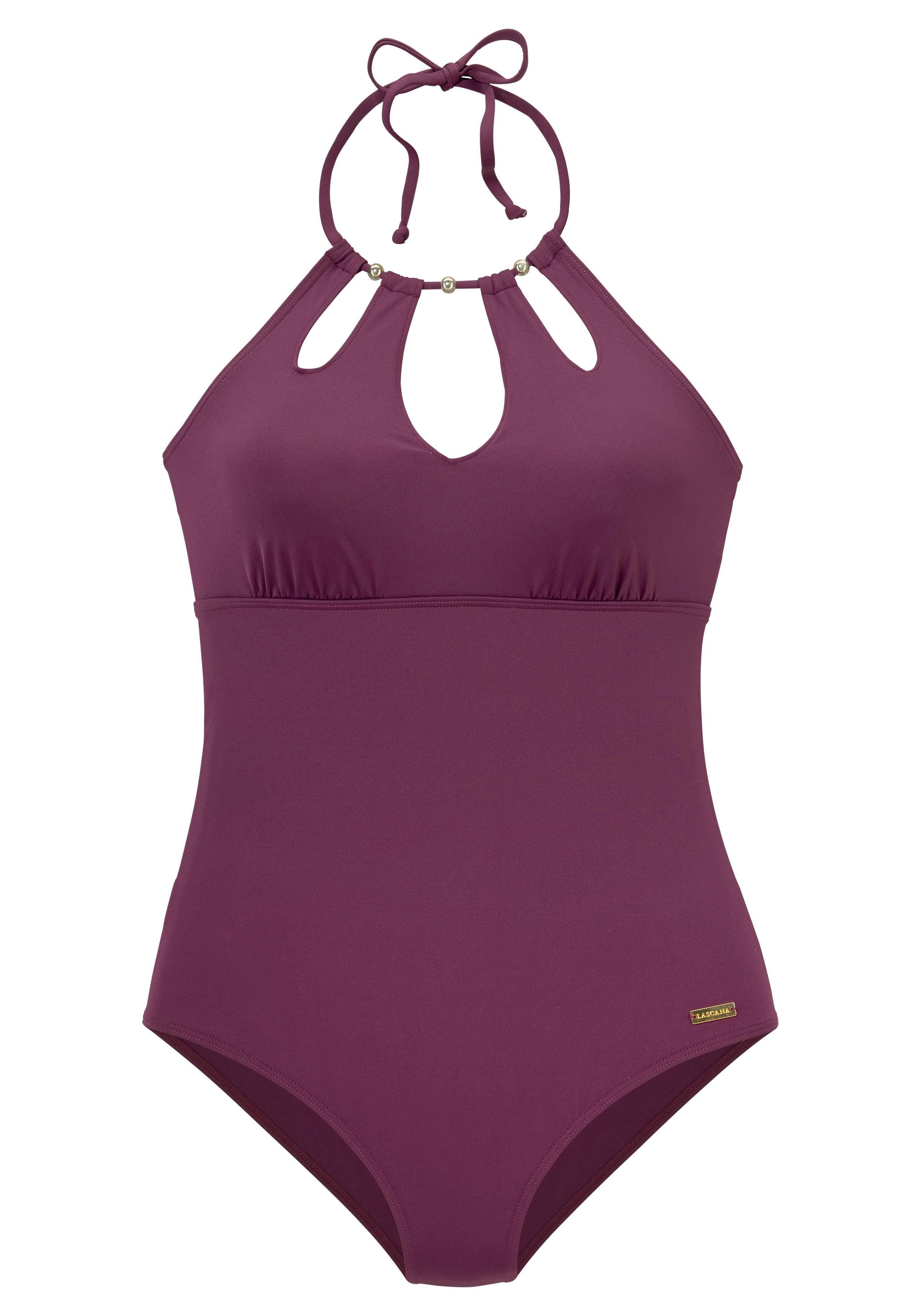 LASCANA Badeanzug Italy mit modischen Cut-Outs mehr
