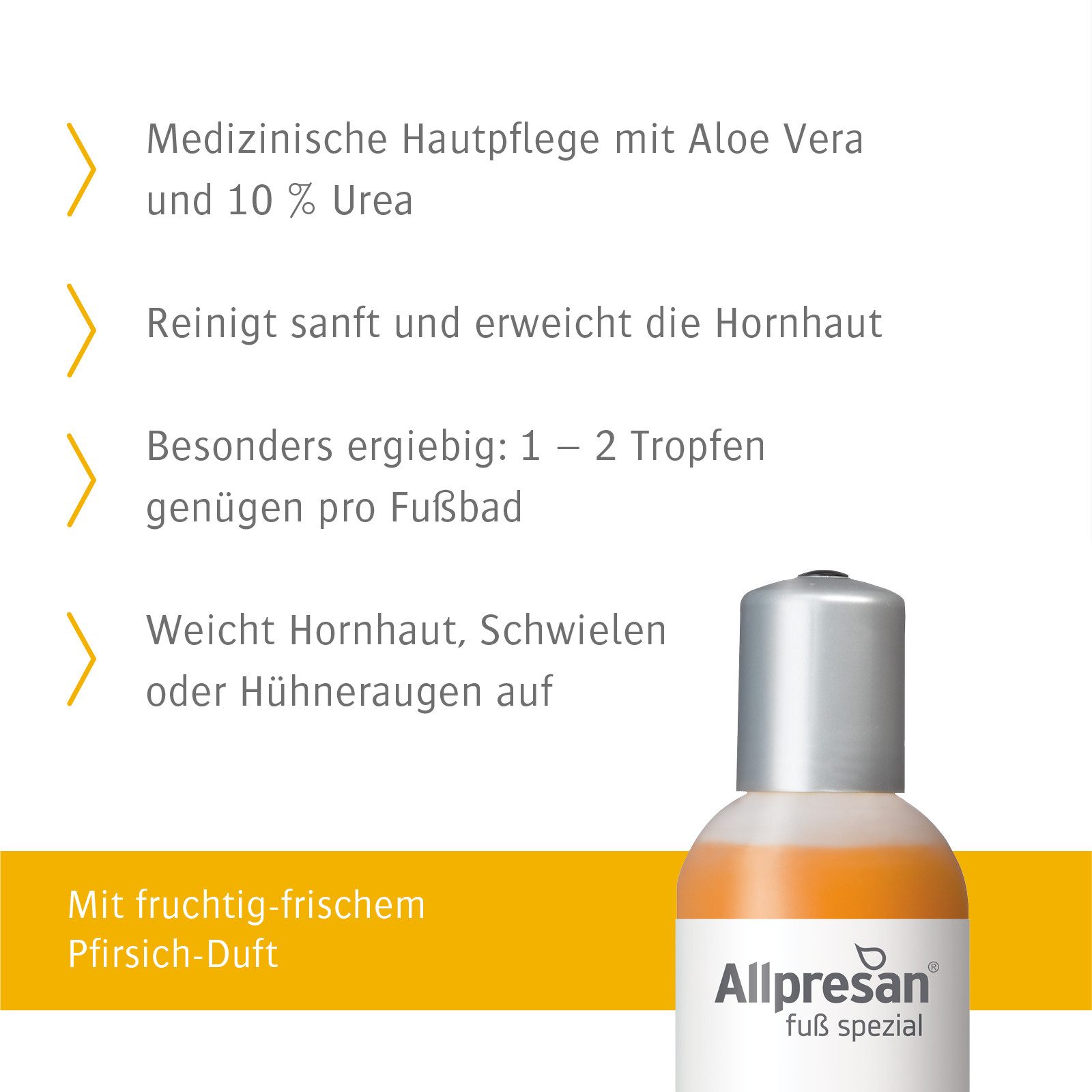 Allpresan Fußbad-Zusatz Allpresan Fuß spezial 3 Sehr trockene Haut -Produkt wählbar-, 1-tlg., Reinigt sanft, erweicht die Hornhaut, macht die Haut geschmeidig