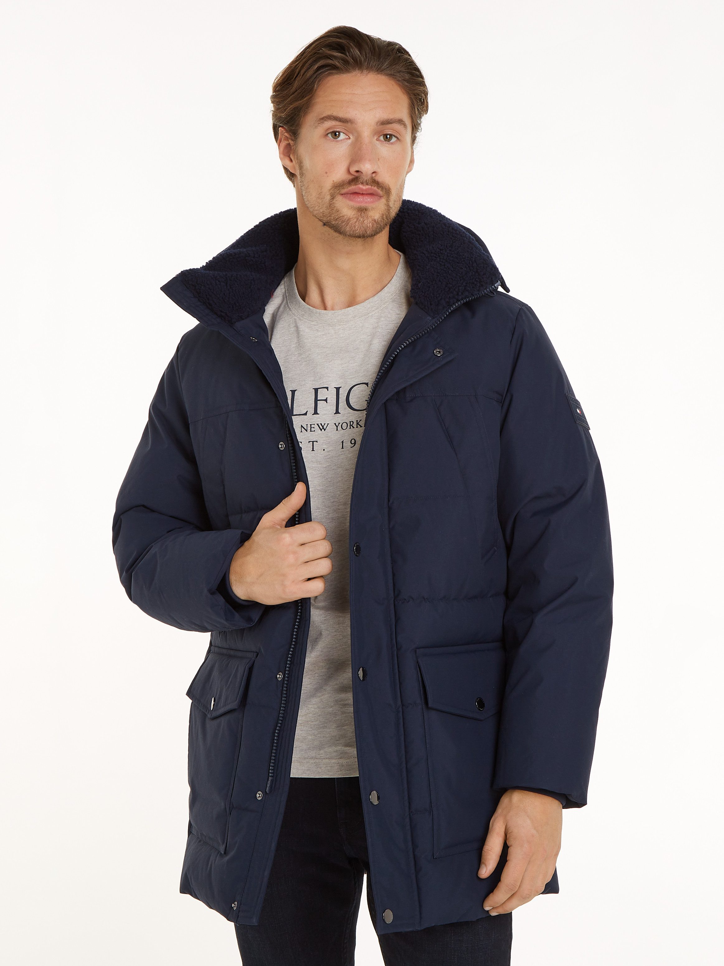 Tommy Hilfiger Parka ROCKIE UTILITY PARKA Winterjacke, Outdoorjacke hoch ge günstig online kaufen