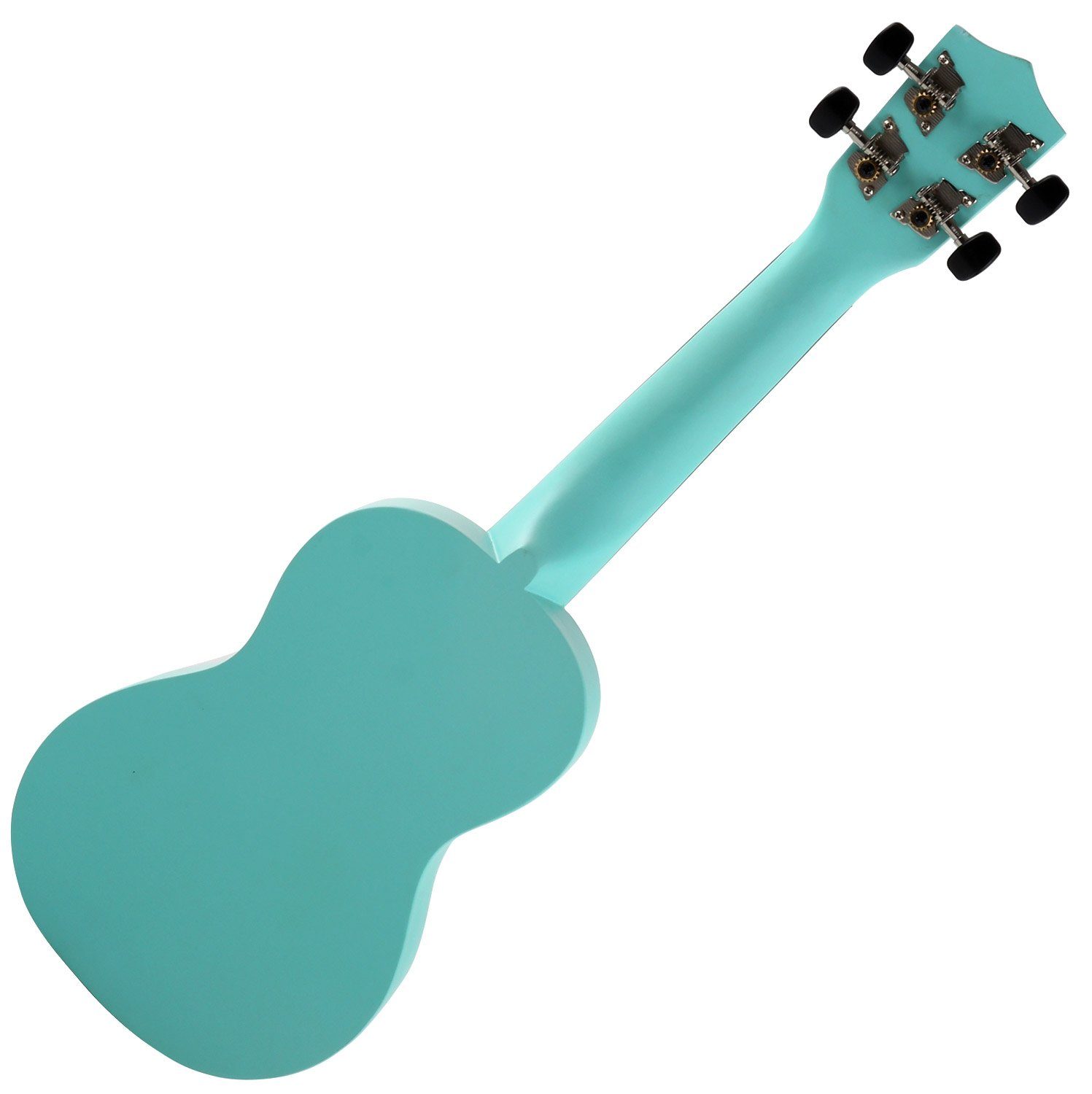 Classic Cantabile Ukulele Sopranukulele (Ukulele, Uke, 15 Bünde, leichtgängige Gitarrenmechanik)