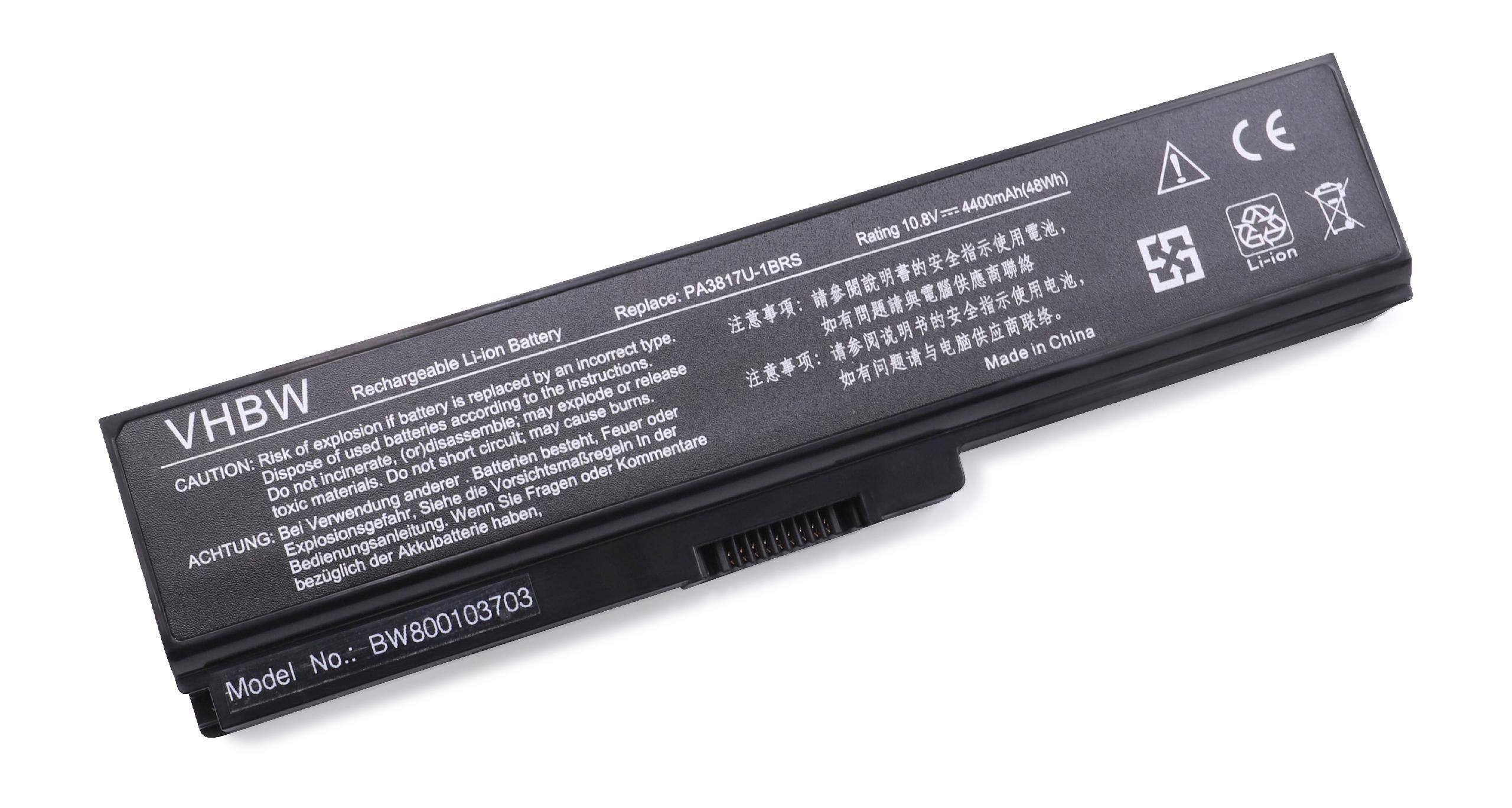 für Li-Ion) / L755D-S5250, passend (4400mAh, L755D-S5241, Netbook L755D-S5279 Satellite vhbw Laptop-Akku Toshiba mAh Notebook 4400 L755D-S5227, 10,8V, L755D-S5251,