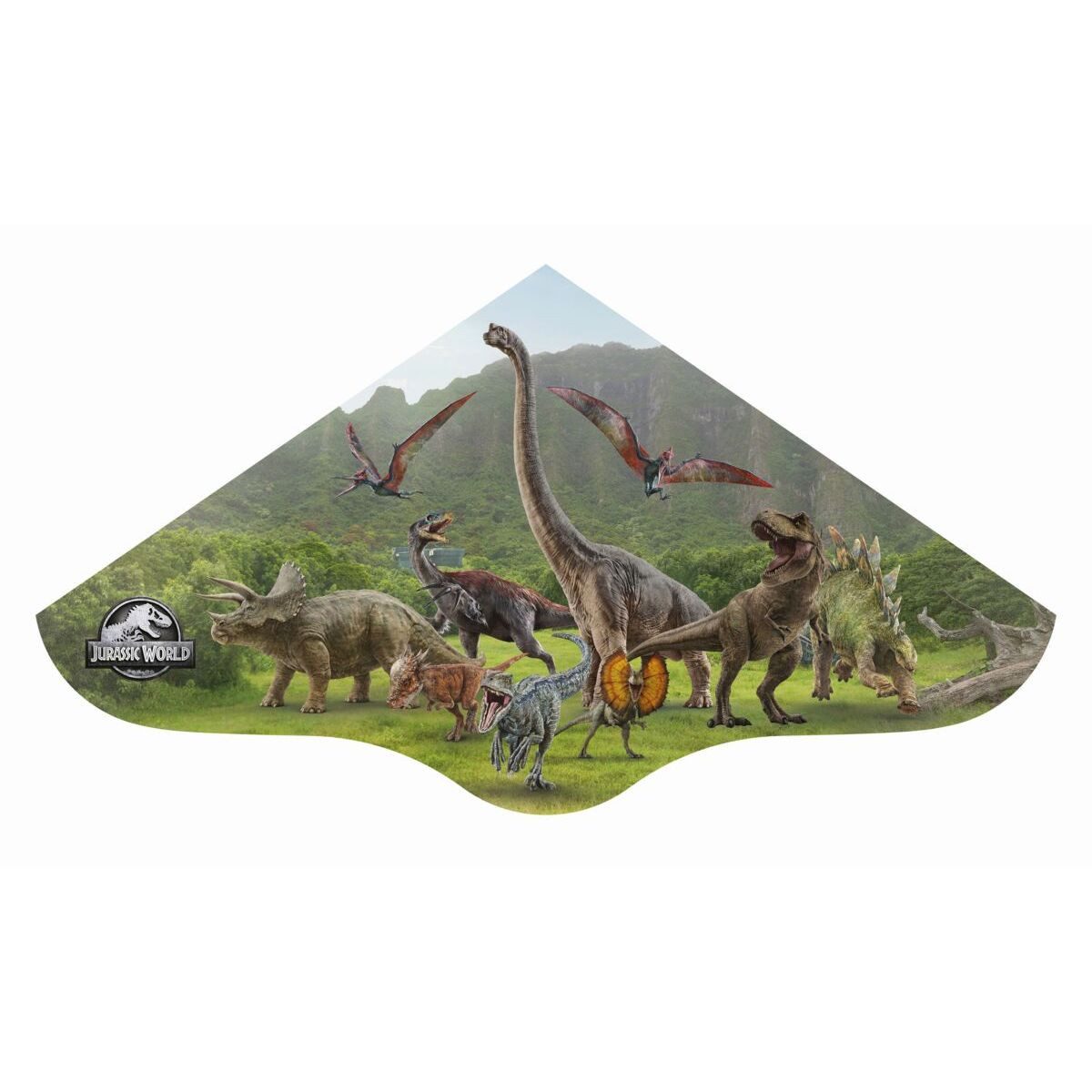 Paul Günther Flug-Drache Kinderdrachen Jurassic World Escape 98x53cm 20-40km/h
