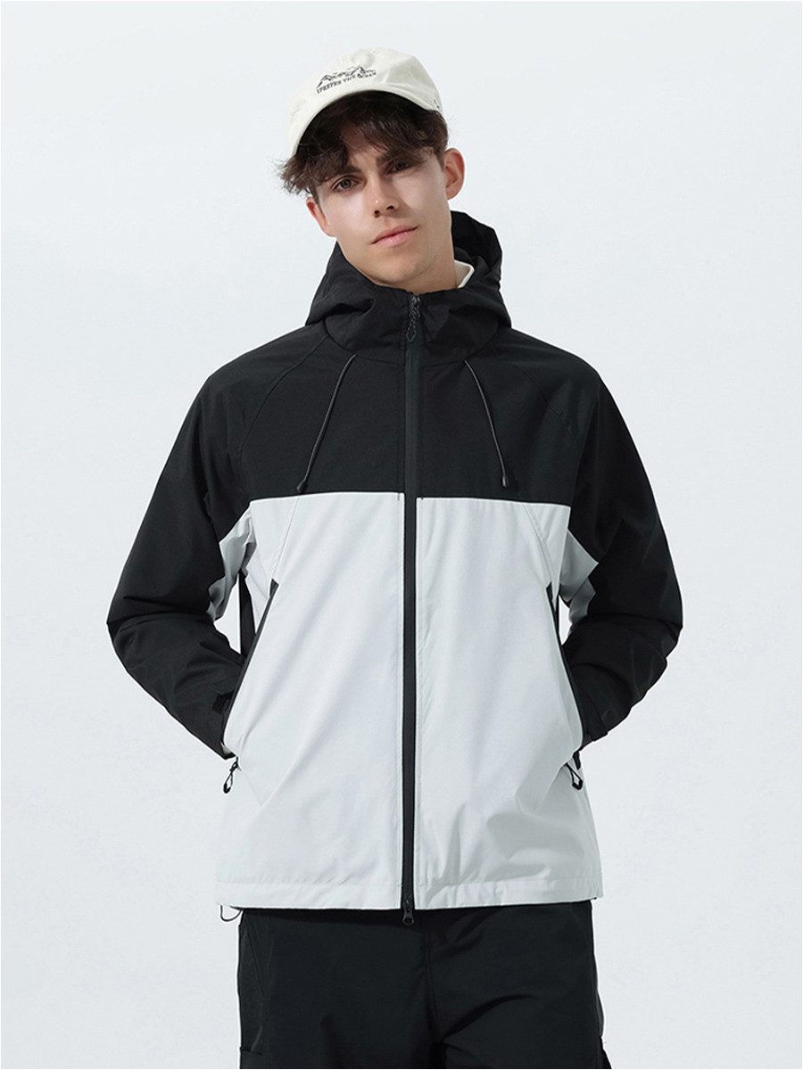YOUTHUP Funktionsjacke Herren Freizeit-Outdoorjacke mit Kapuze