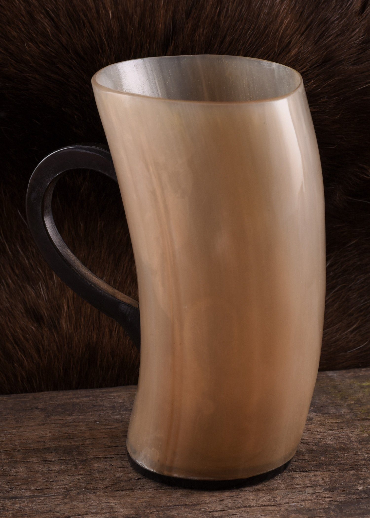 Battle Merchant Bierkrug Trinkbecher / Bierkrug aus Horn