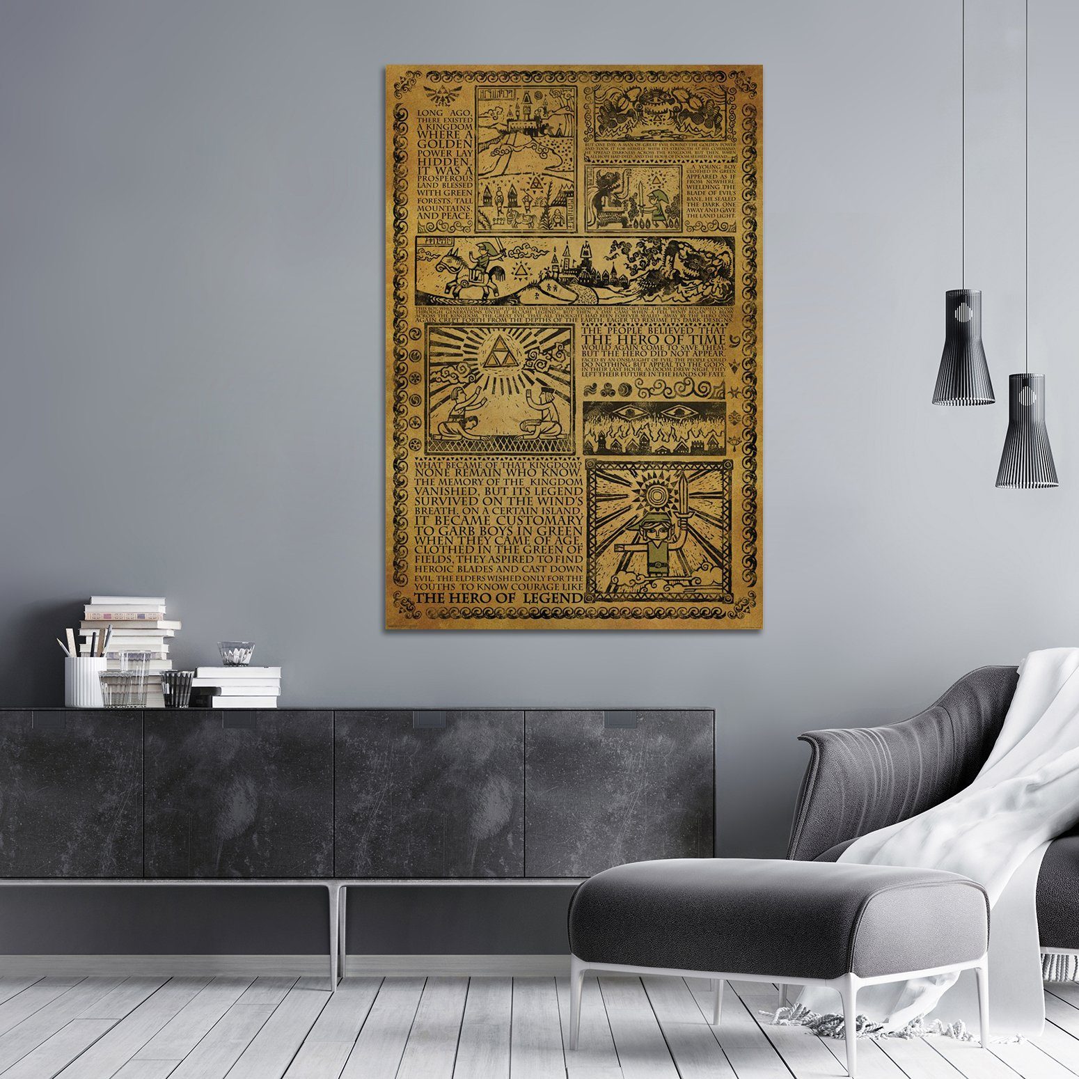PYRAMID Poster The Legend of Zelda Poster Story of the Hero 61 x 91,5 cm