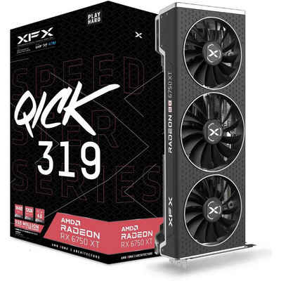 XFX Speedster QICK319 Radeon RX 6750 XT Ultra Grafikkarte (12 GB, GDDR6)