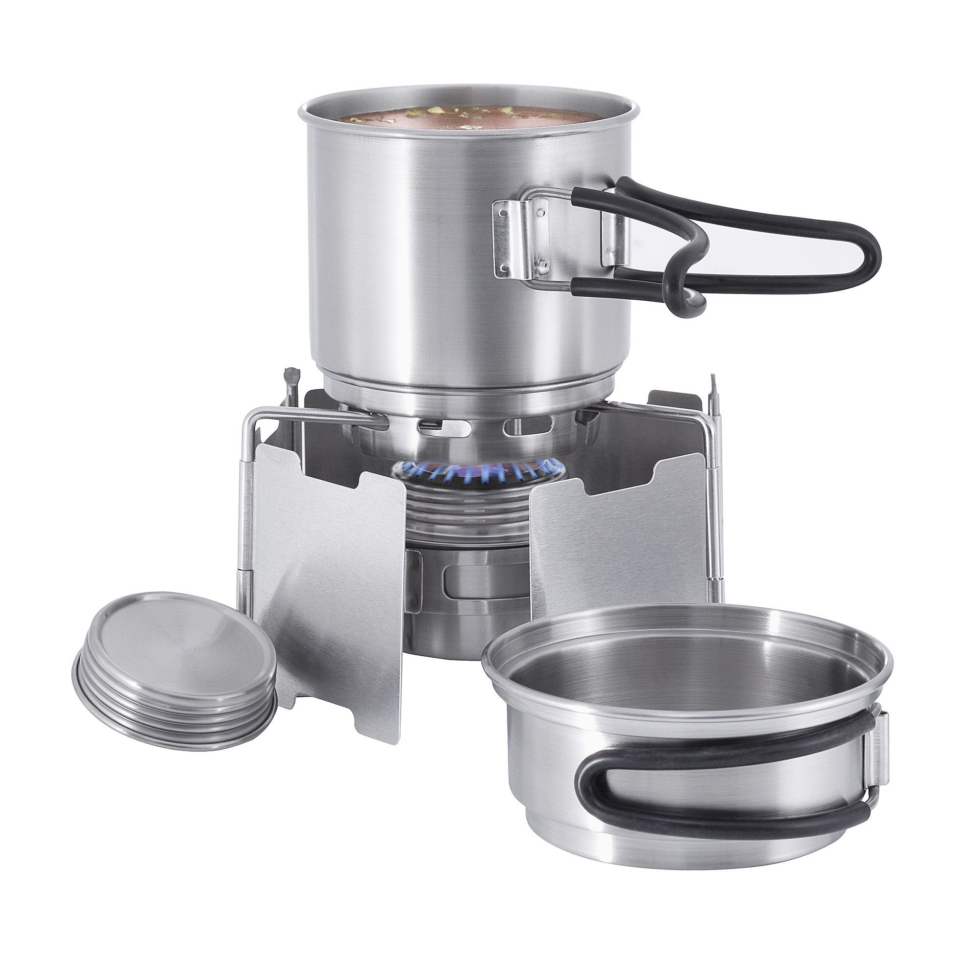 TATONKA® Outdoor-Küche Alcohol Burner Set Kocher-Set